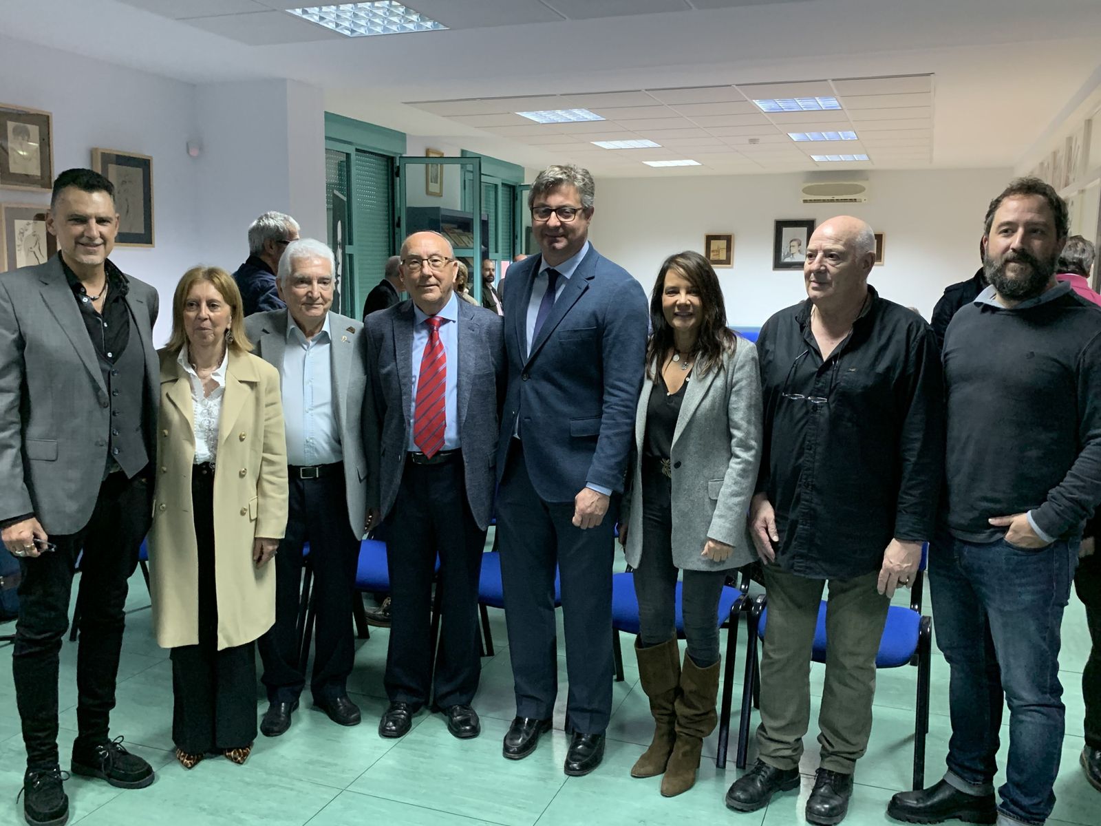 Inauguración de la Sala Ricardo Molina en la Biblioteca Municipal de Puente Genil.