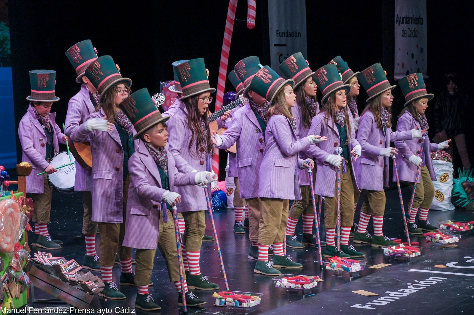 Comparsa infantil '¡Vaya caco de comparsa!'.