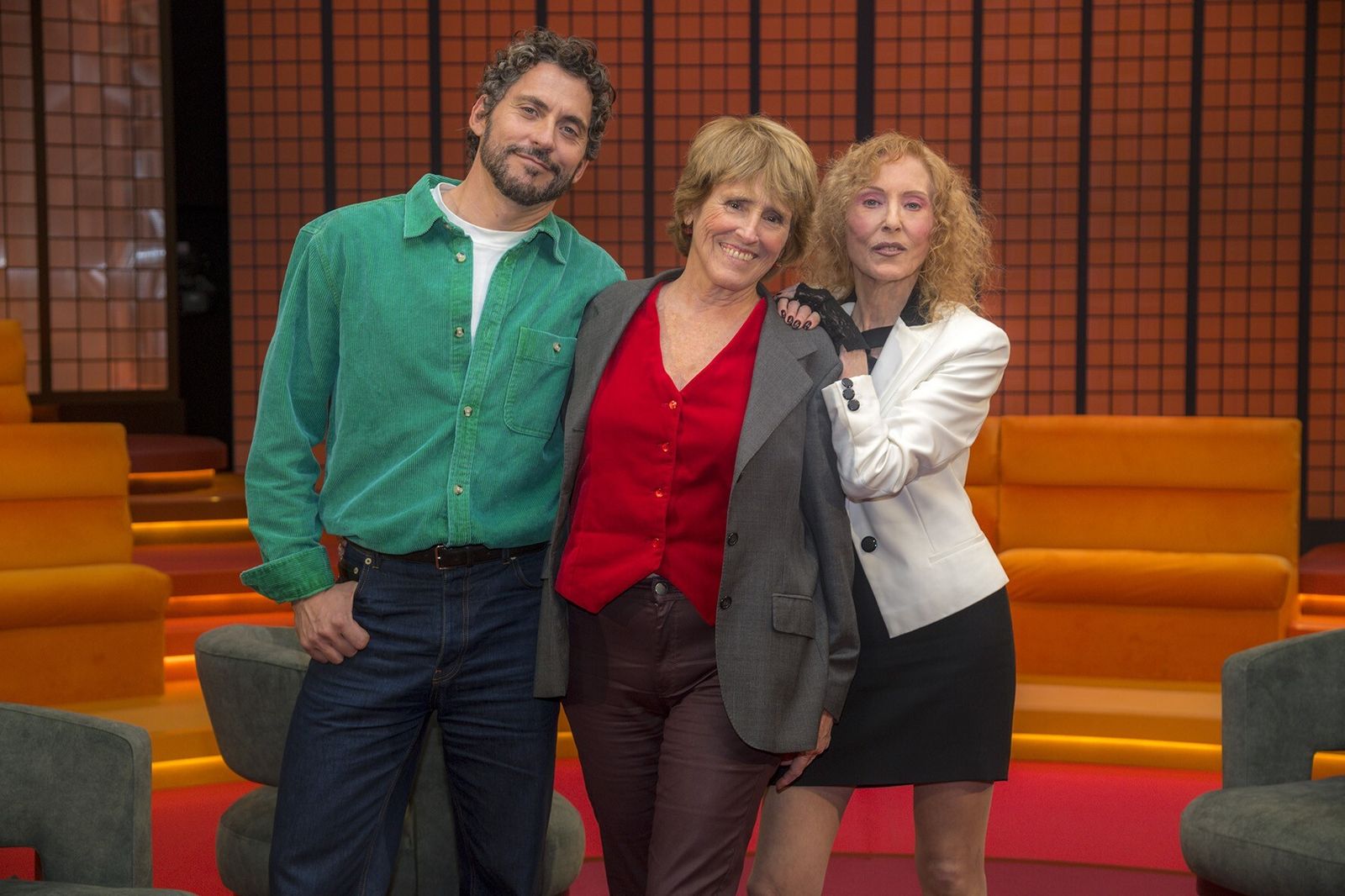 Paco León, Mercedes Milá y Susana Estrada en 'No sé de qué me hablas'