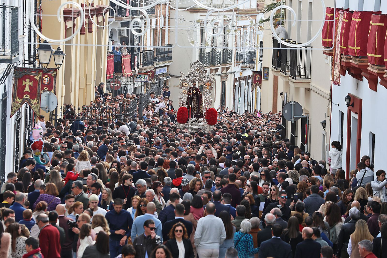 Imágenes de las tiradas de San Antonio Abad en Trigueros