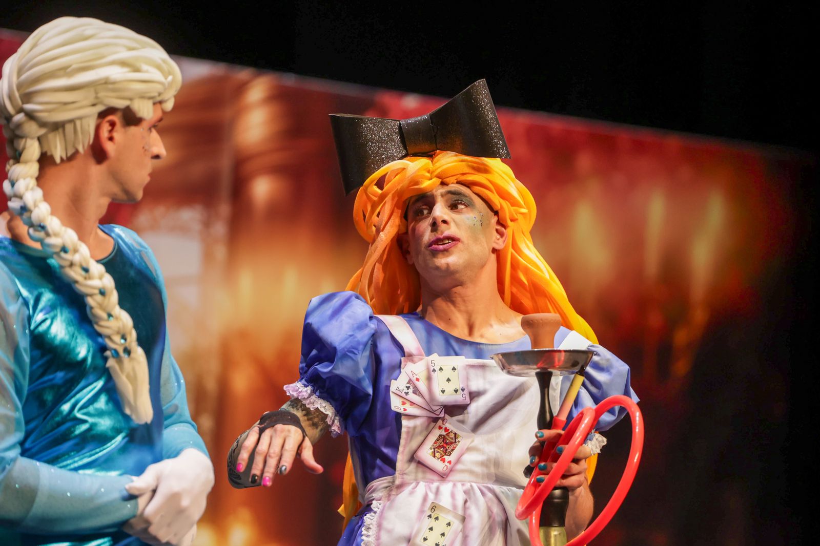 Imágenes de la actuación del cuarteto de Huelva "Un cuarteto desencantado" en el Carnaval Colombino