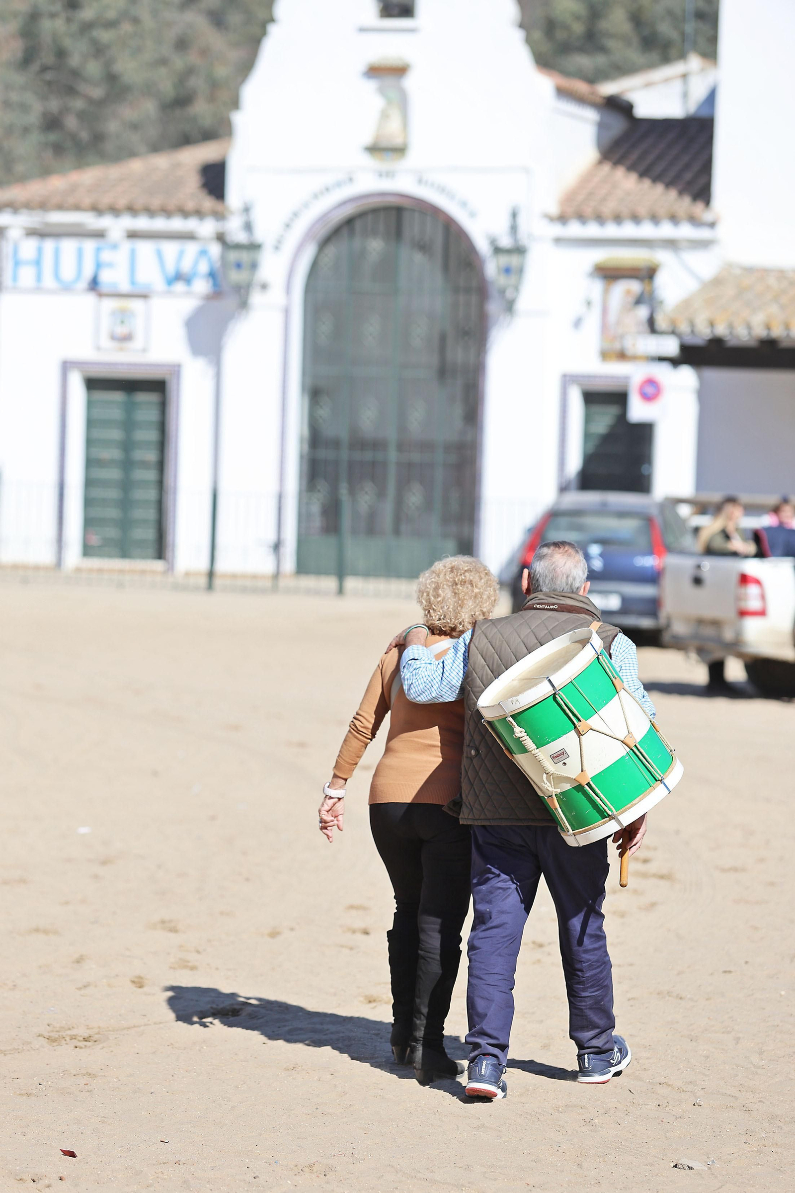 Imágenes del ambiente en la aldea del Rocío en la Candelaria 2024