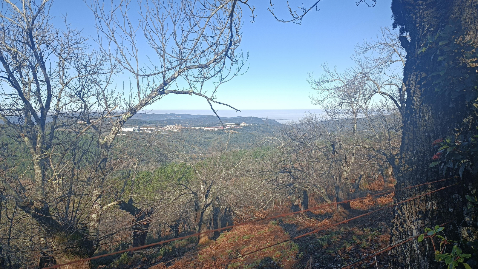 En la parte alta tendremos buenas vistas de los pueblos próximos.