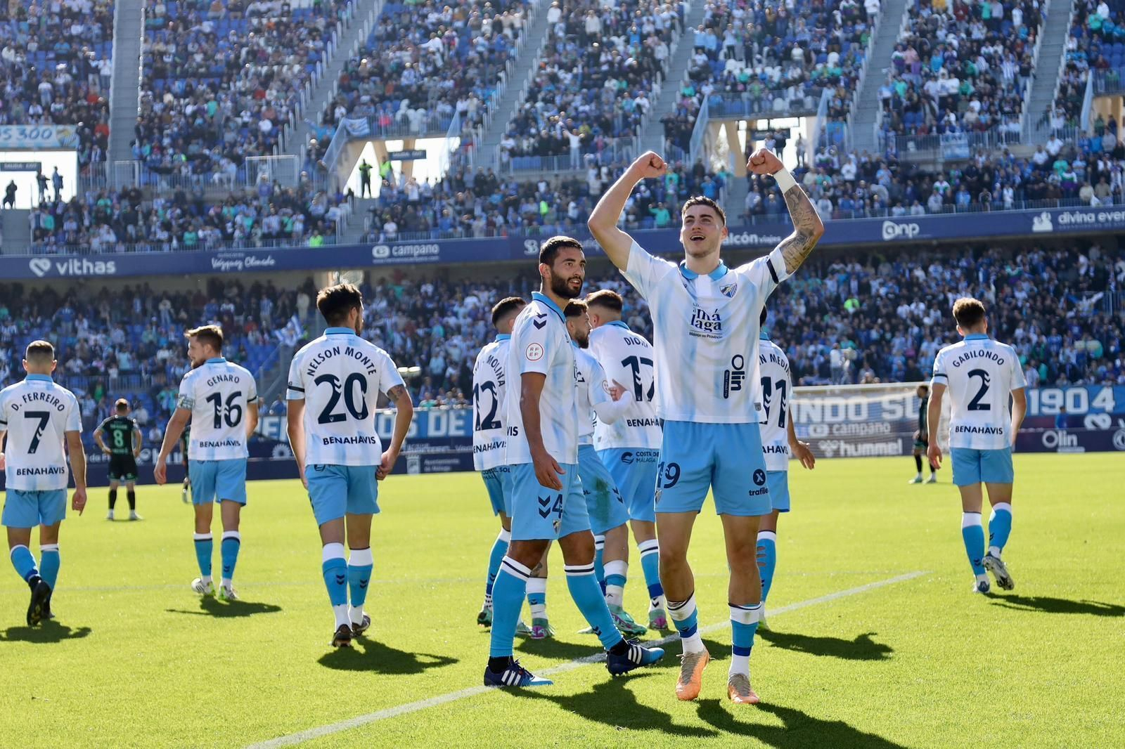 El Málaga CF - Atlético Baleares, en fotos