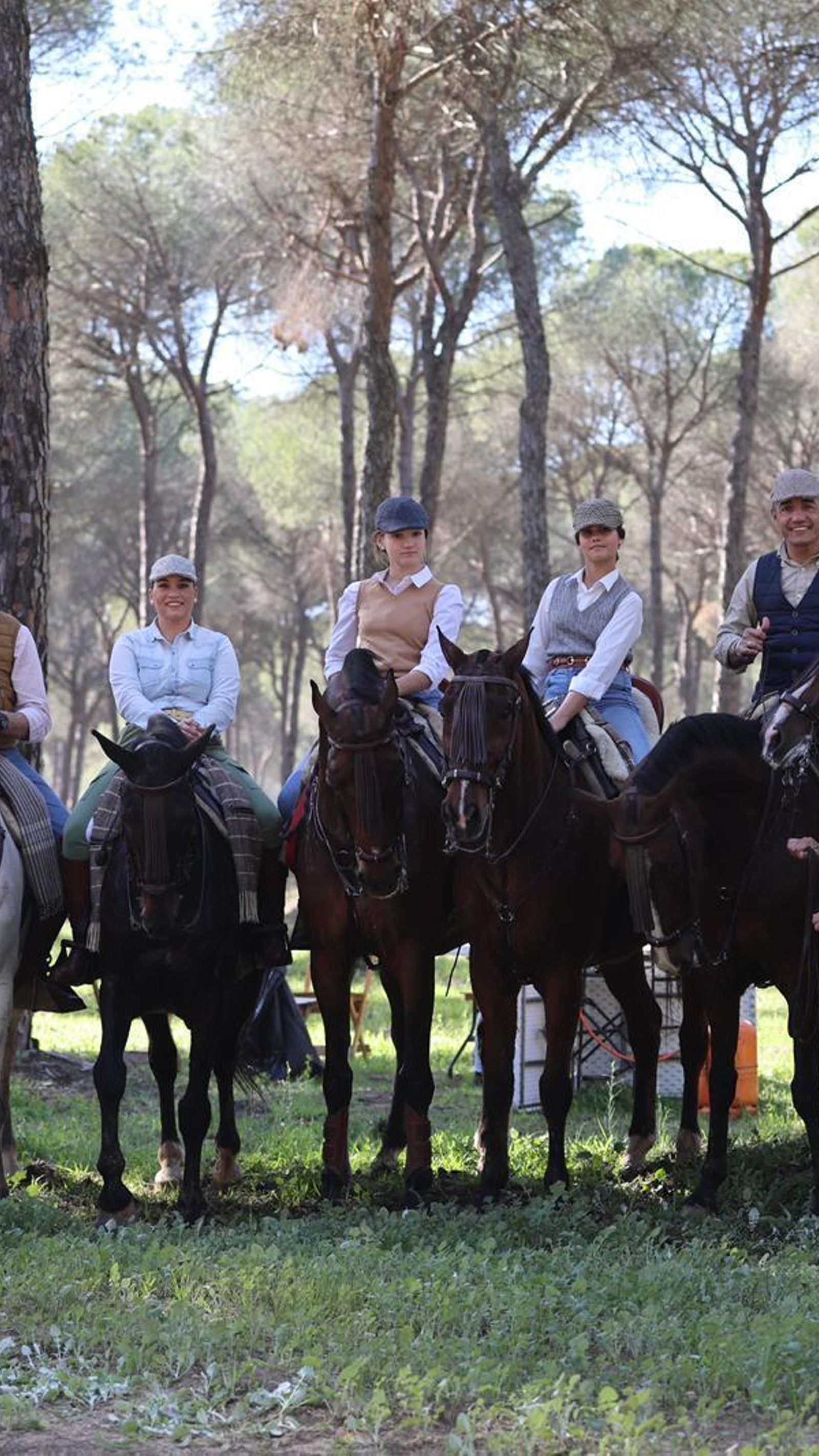Caballistas en El Pastorcito.