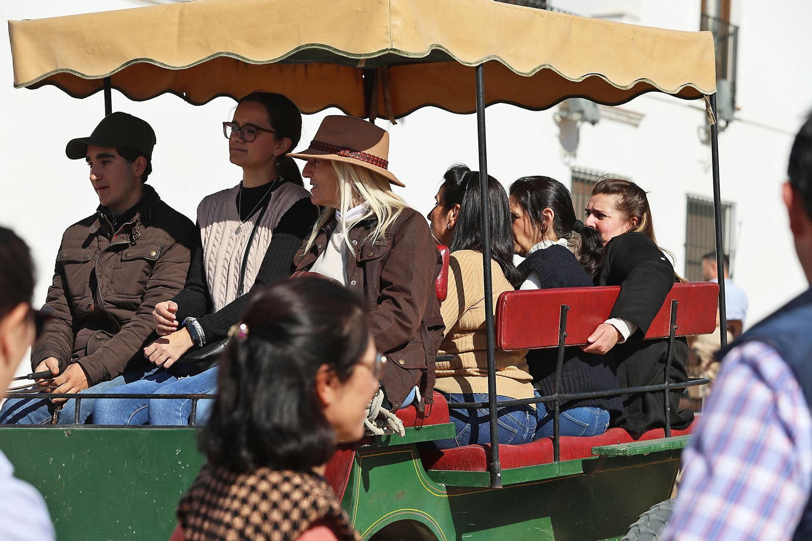 Imágenes del ambiente en la aldea del Rocío en la Candelaria 2024