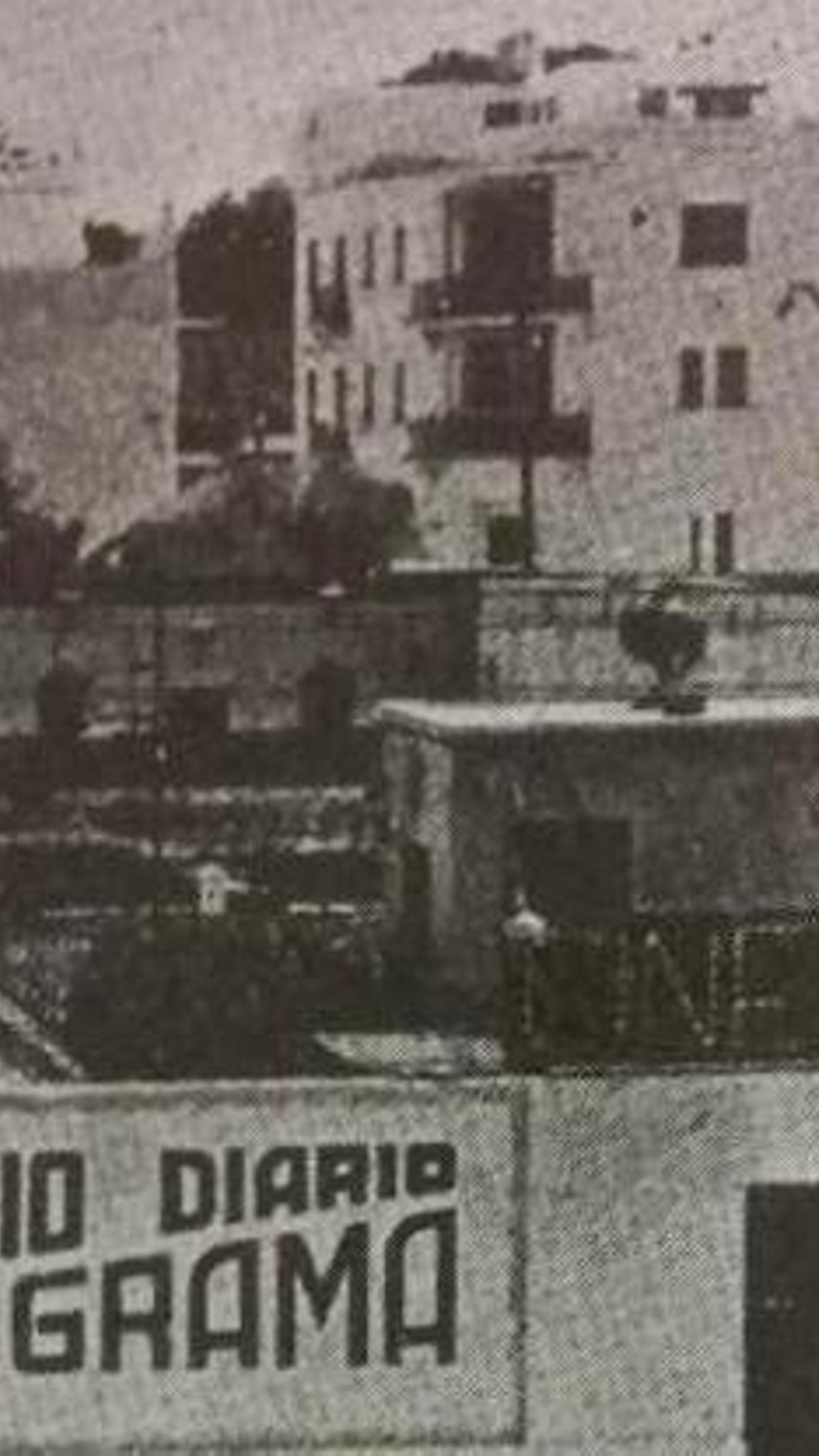 El primitivo Cine Delicias, que funcionaba frente al colegio San Felipe Neri.