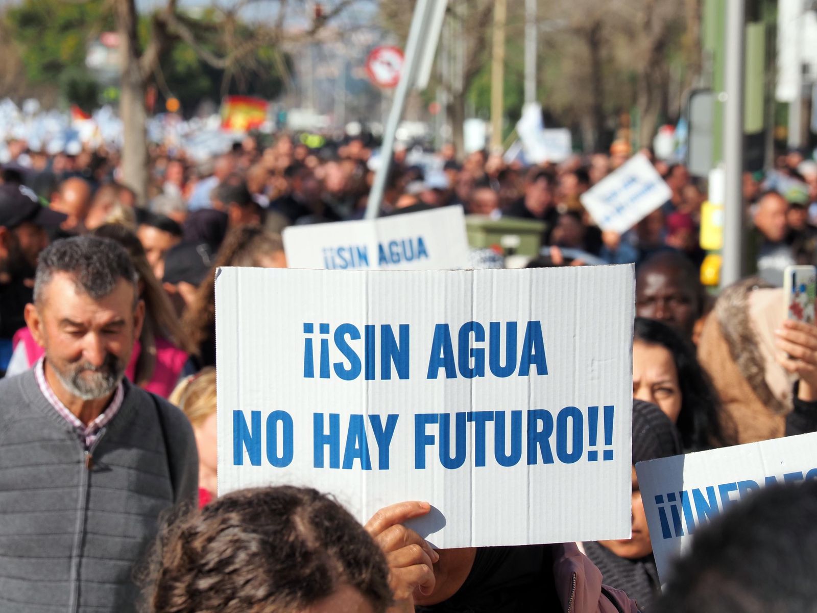 Las mejores imágenes de la manifestación de los agricultores de Huelva en Sevilla