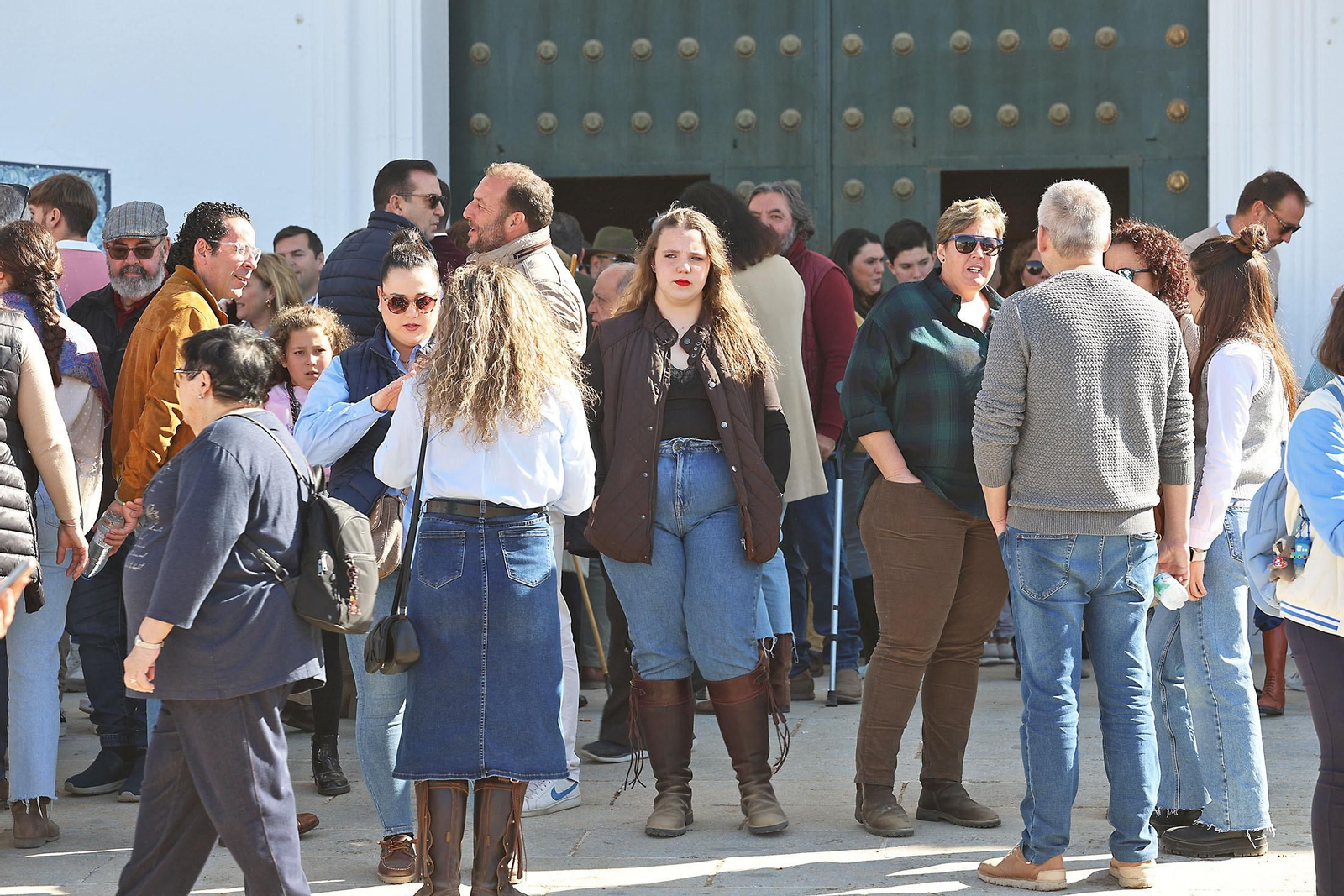 Imágenes del ambiente en la aldea del Rocío en la Candelaria 2024