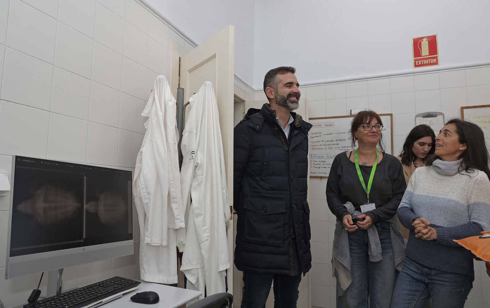 La visita de Ramón Fernández Pacheco al Cegma de Algeciras, en imágenes