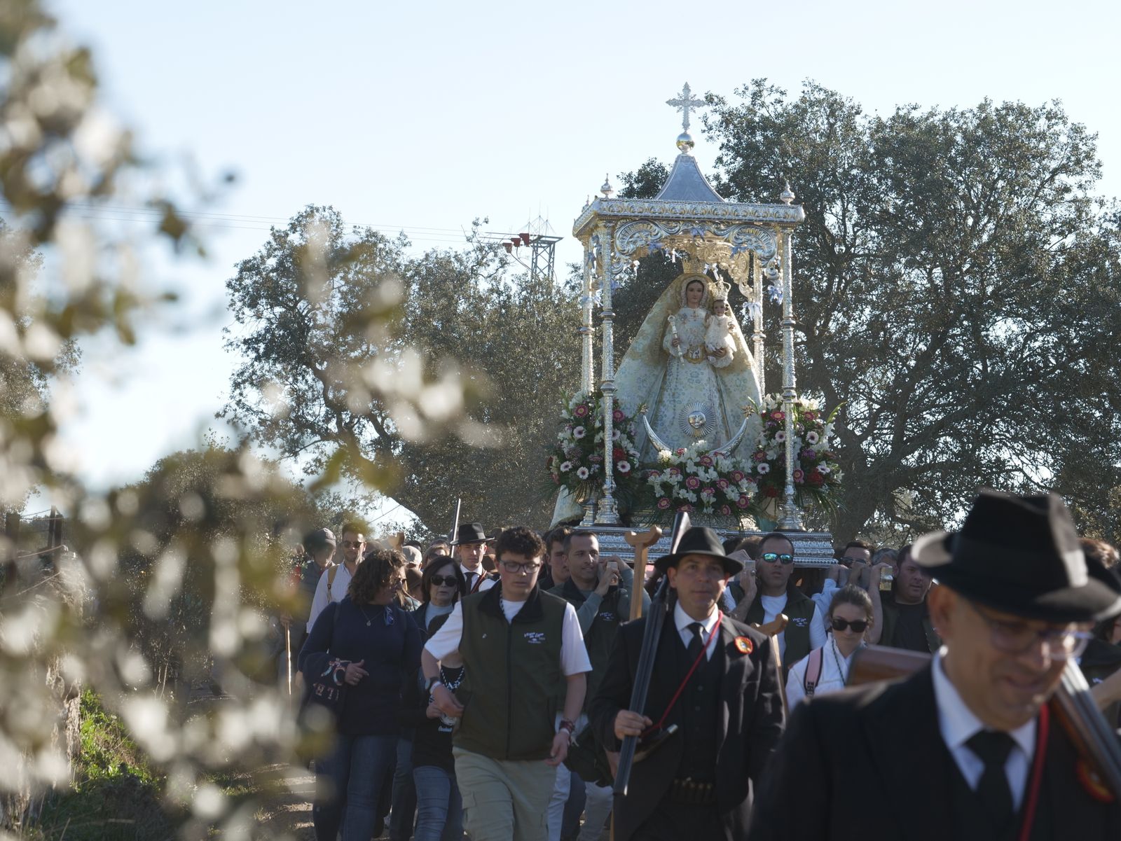 La romería de traída de la Virgen de Luna de Pozoblanco, en imágenes
