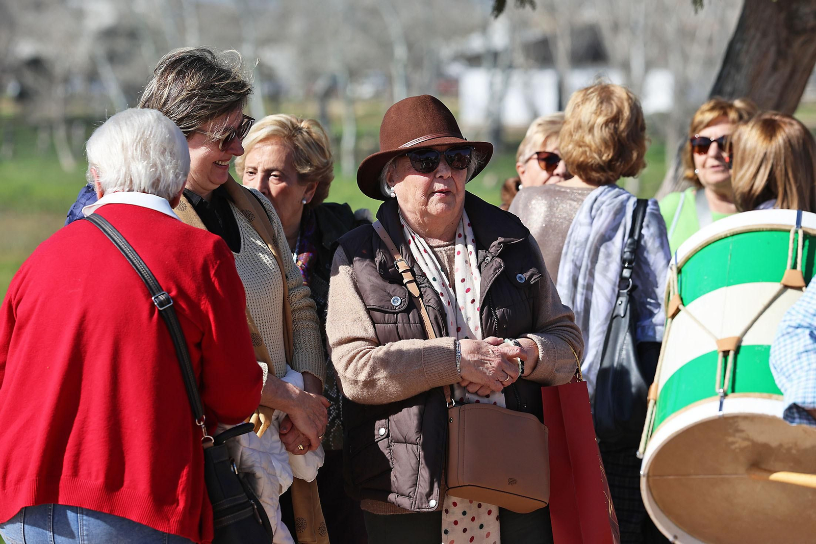 Imágenes del ambiente en la aldea del Rocío en la Candelaria 2024