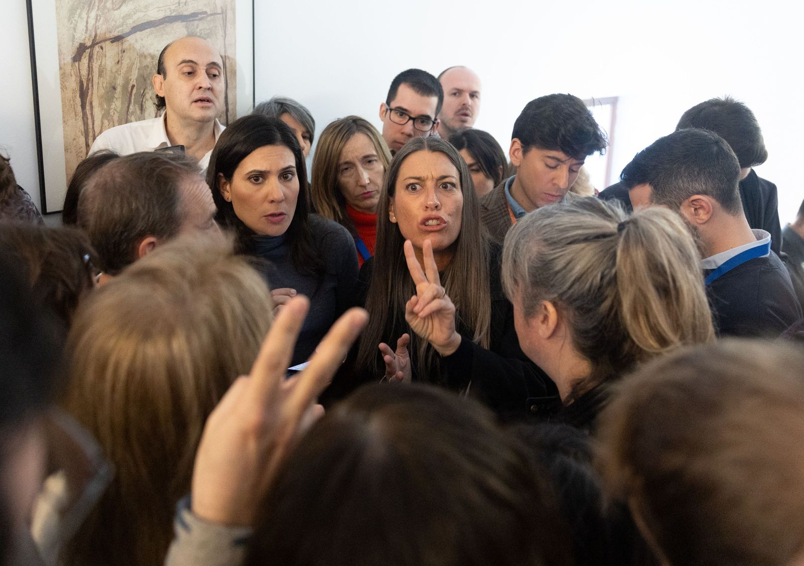 La portavoz de Junts en el Congreso, Miriam Nogueras, a su salida de la Comisión de Justicia, en el Congreso de los Diputados.