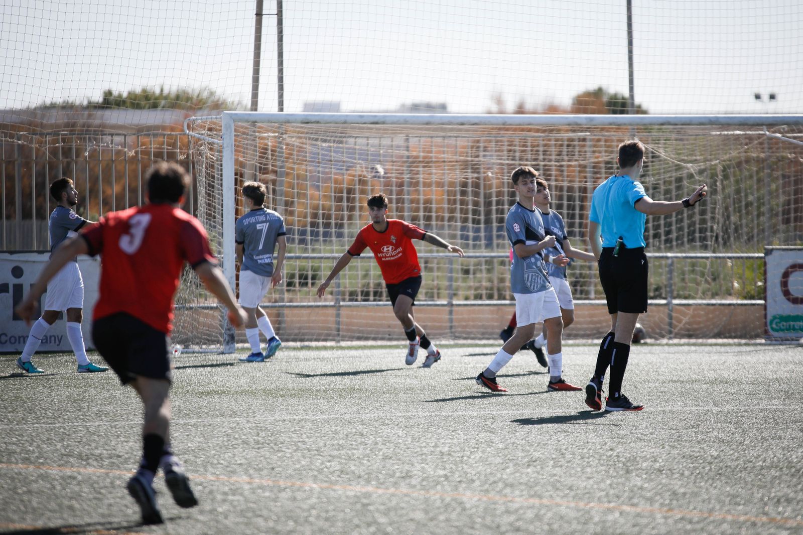 Imágenes del partido entre la Cañada y el Sporting Atlético