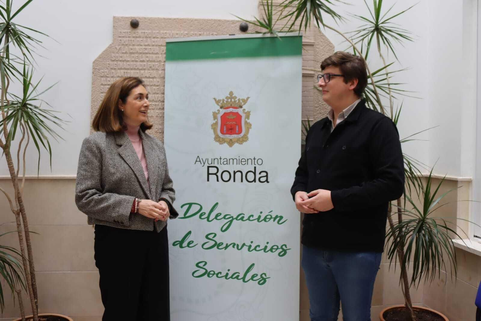 Cristina Durán y Jorge Fernández, durante la presentación del programa.