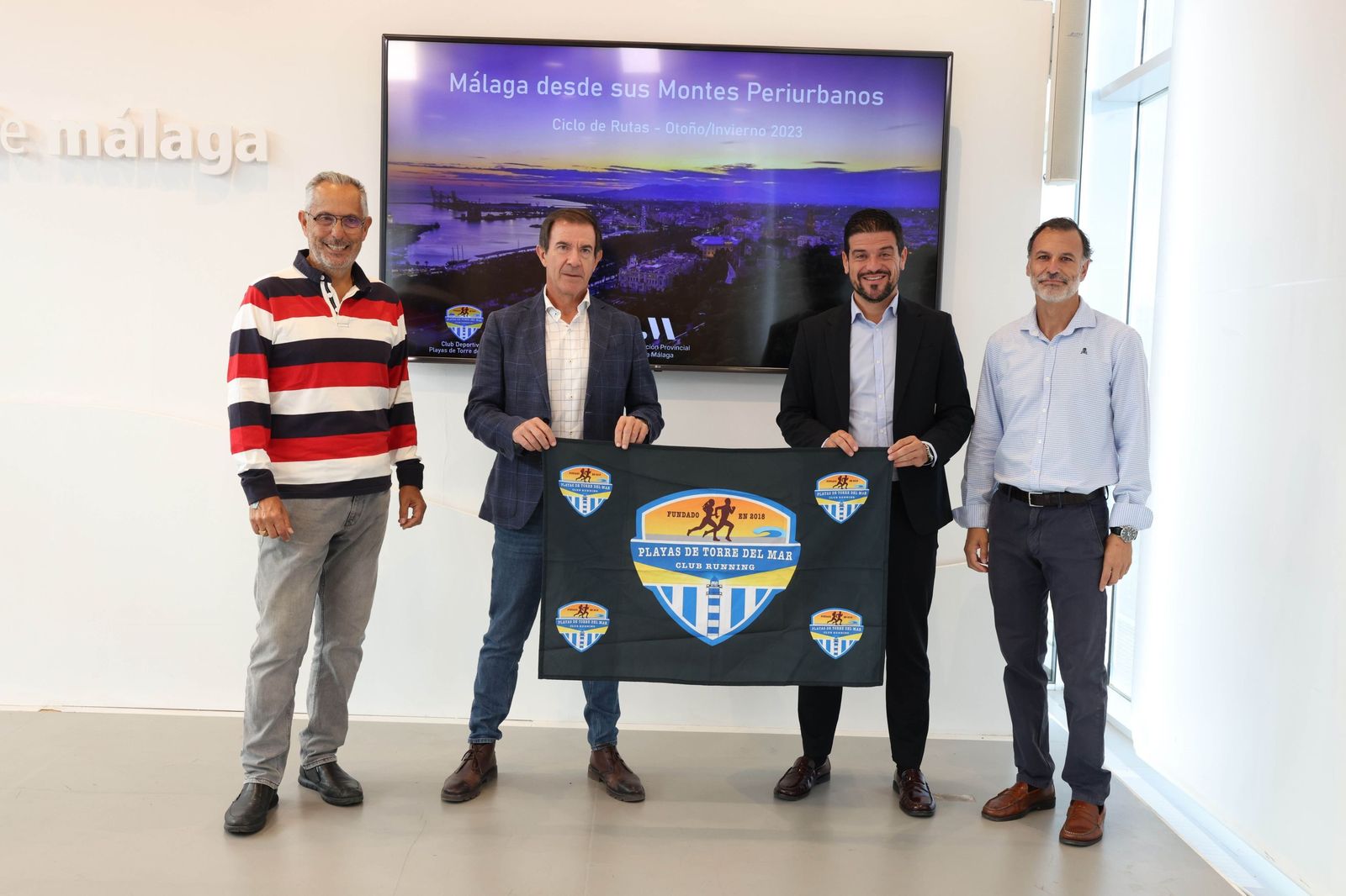 Imagen de la presentación de 'Málaga desde sus montes periurbanos', en la Diputación de Málaga