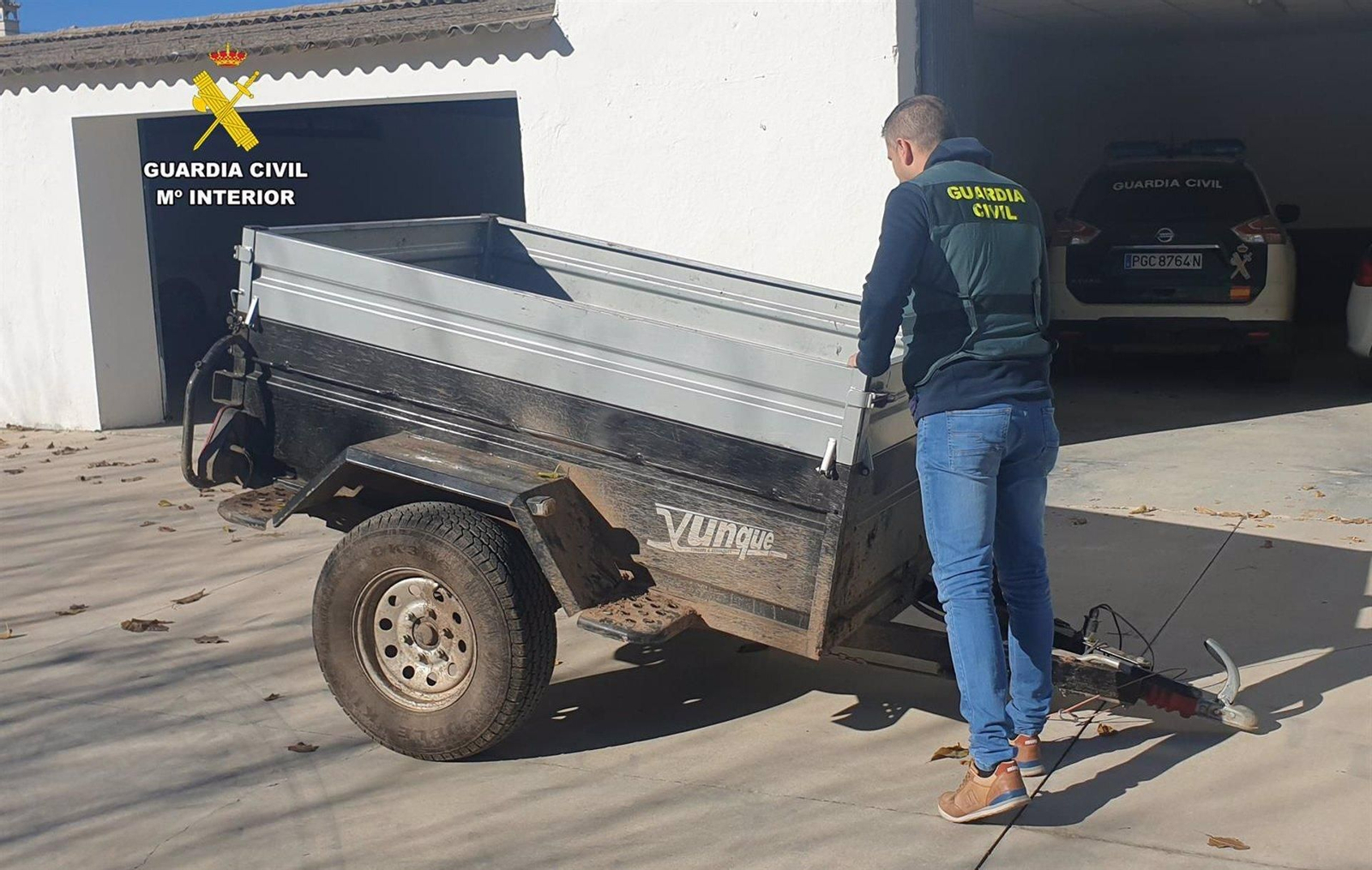 Remolque sustraído.