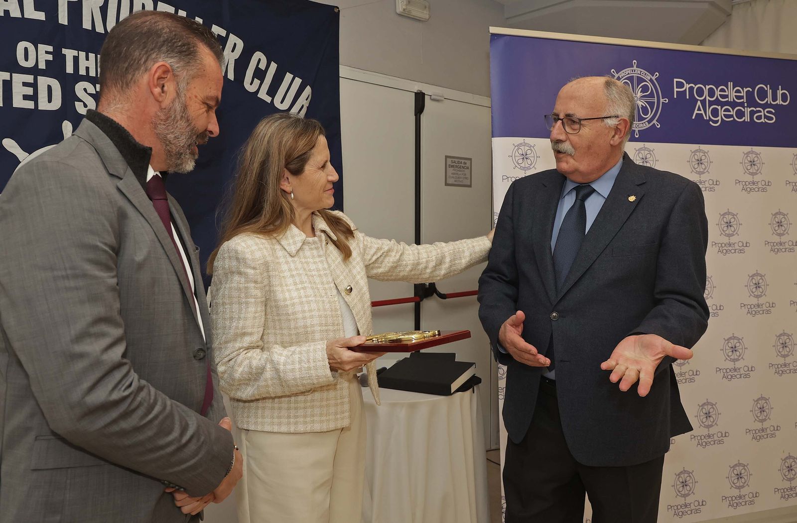 El almuerzo del Propeller Club de Algeciras con Pilar Jurado, en imágenes