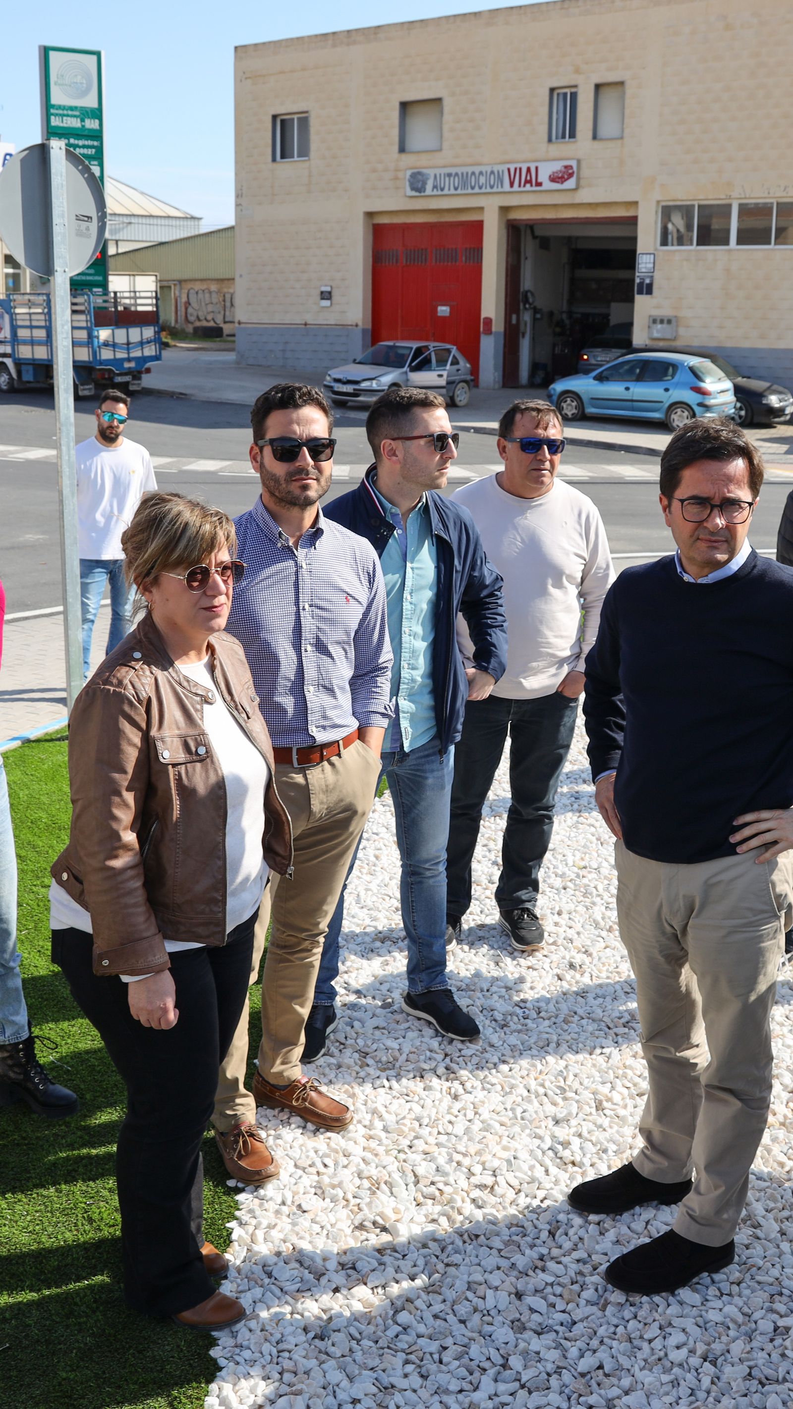 Ediles del equipo de Gobierno ejidense han visitado la culminación de los trabajos en el núcleo de Balerma.