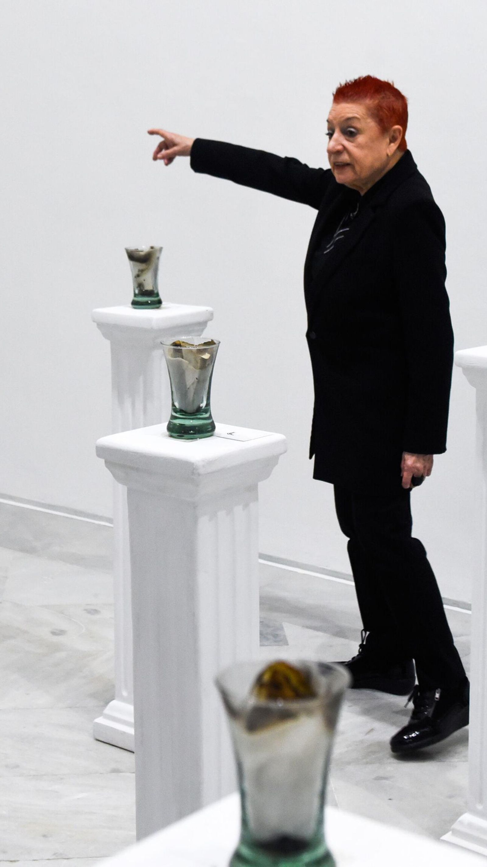 Concha Jerez, en su exposición.