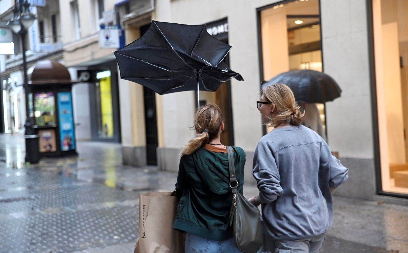 Lluvia y viento en Córdoba.