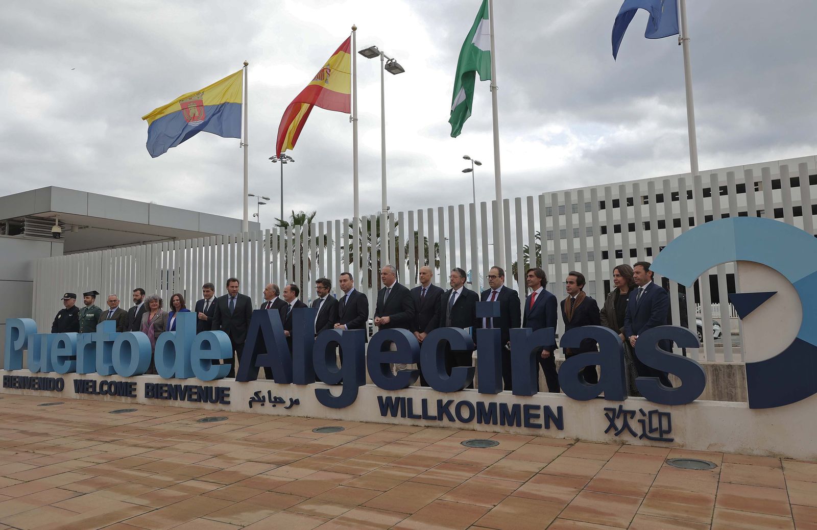 Fotos de la jornada de trabajo del ministro de Transportes en el Puerto de Algeciras