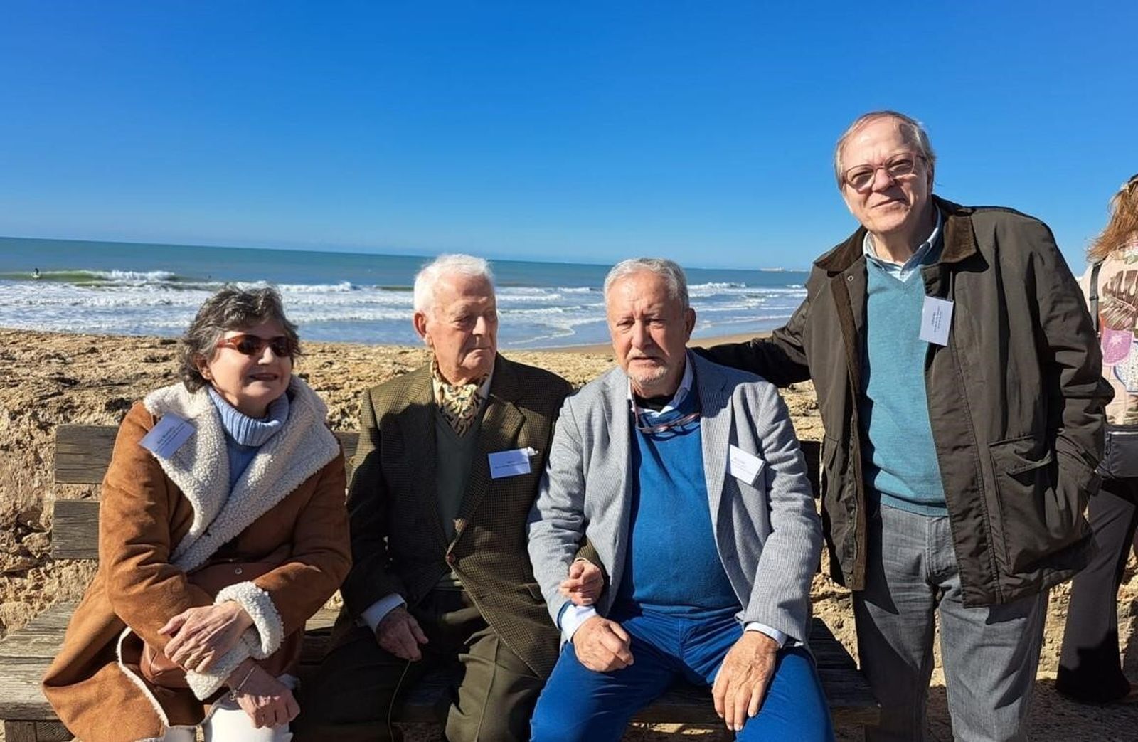 Ana Montaña, José Ramón de Sobrino González, Ricardo Pérez de Sobrino y Alberto Pérez Calero.