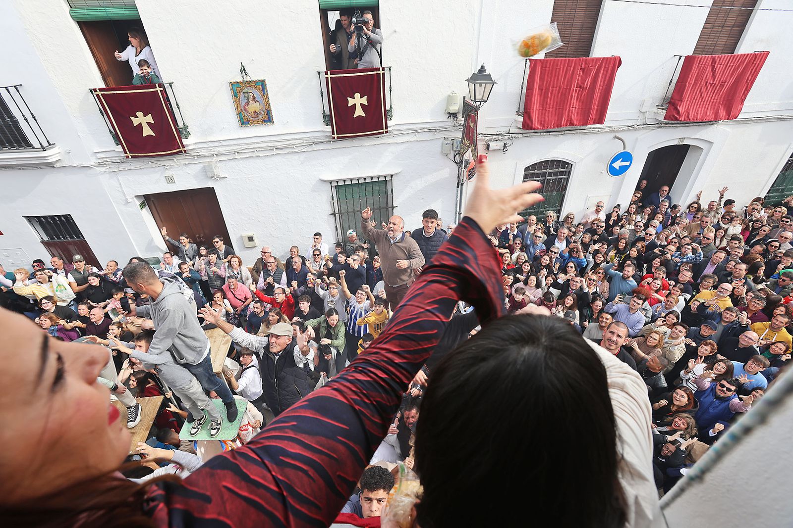 Imágenes de las tiradas de San Antonio Abad en Trigueros