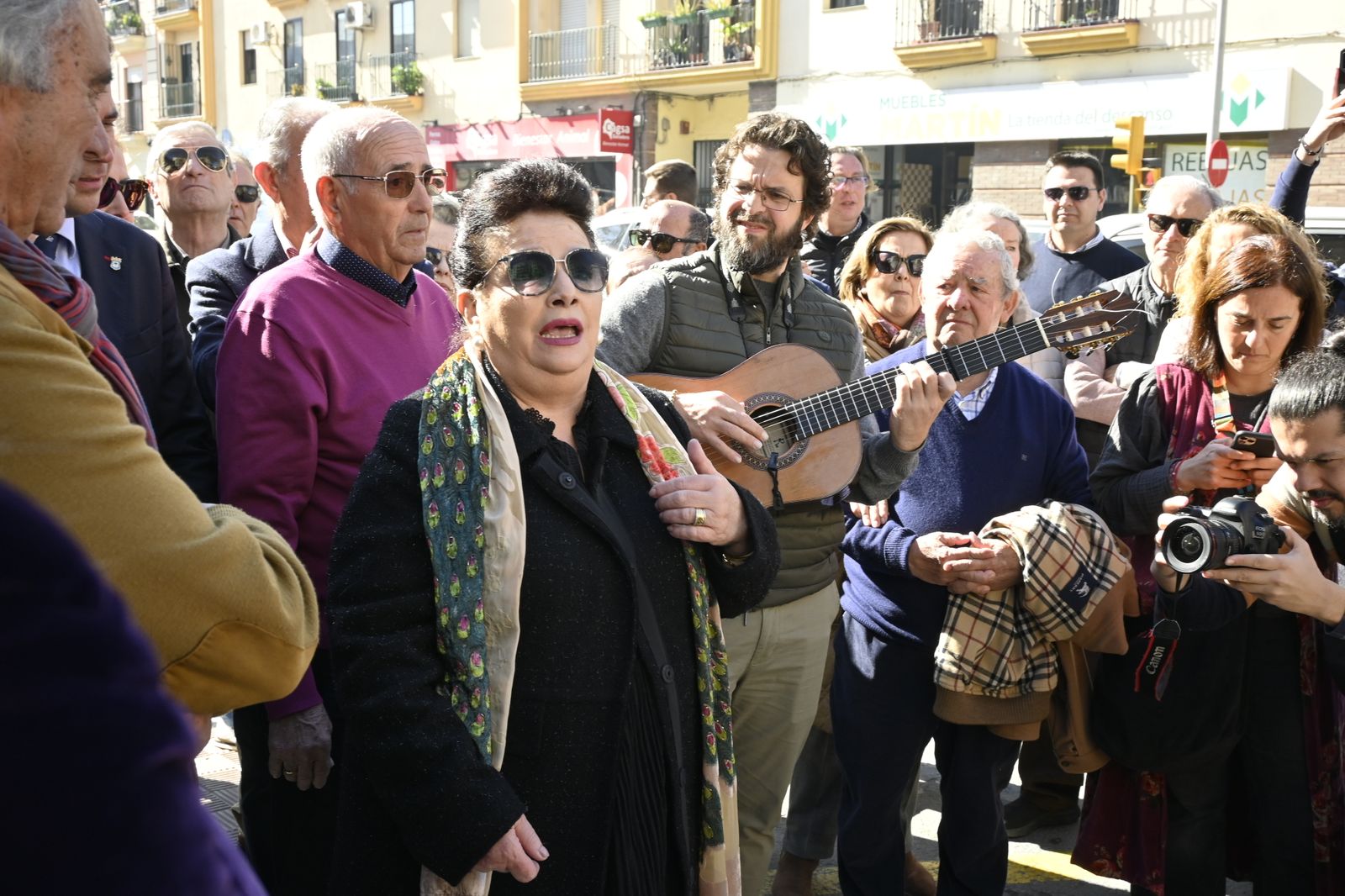 Inauguración del mosaico del centenario del primer concurso de cante jondo, en imágenes