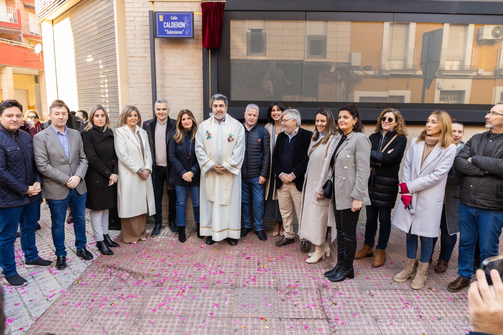 Precesión e inauguración calle 'Salesianos'