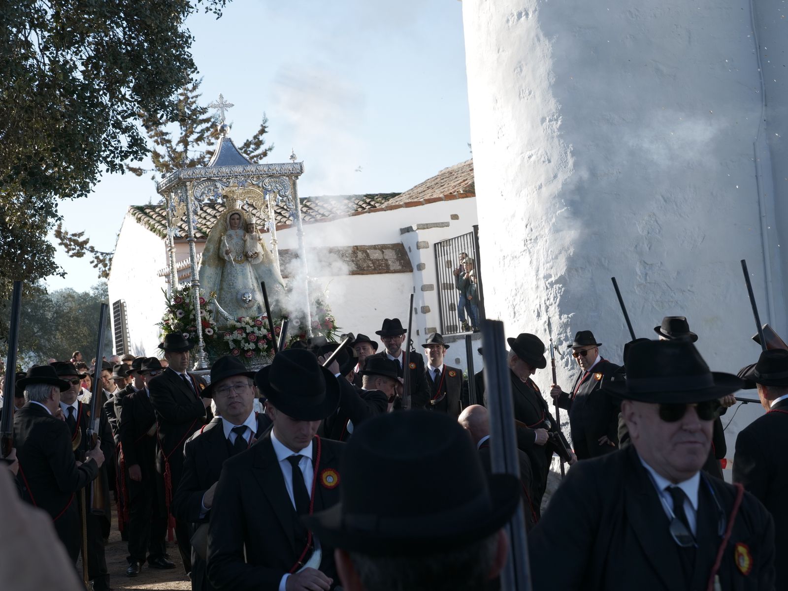 La romería de traída de la Virgen de Luna de Pozoblanco, en imágenes