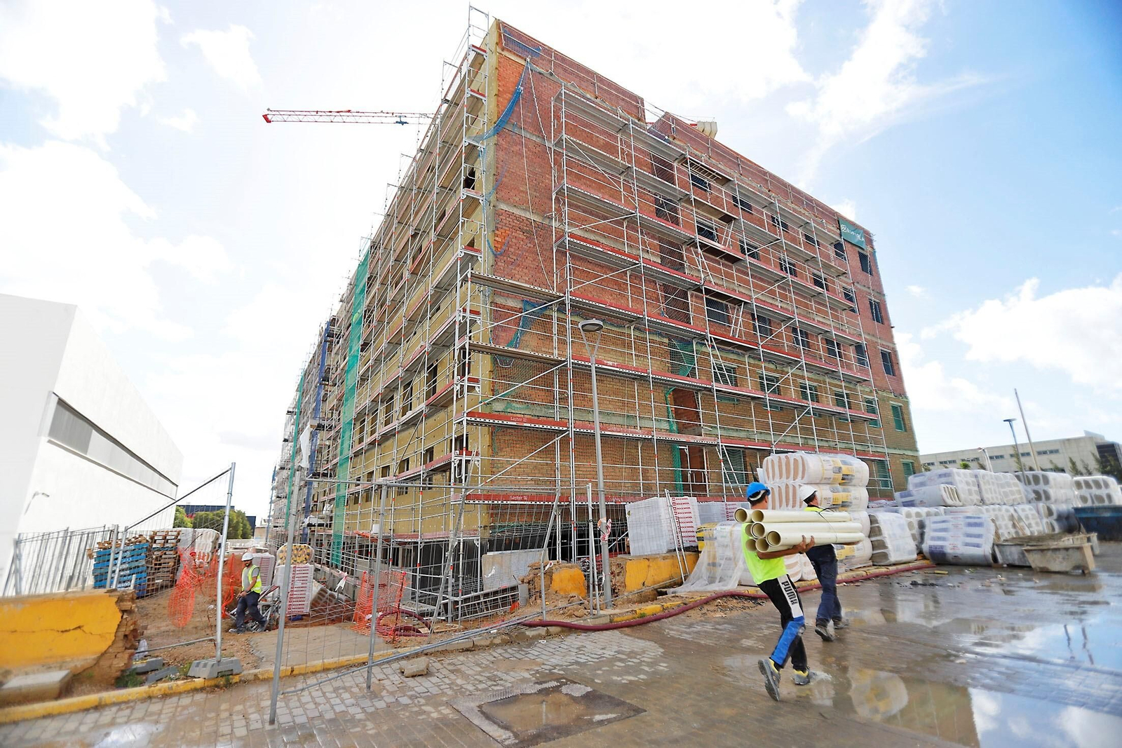Residencia de estudiantes de la Universidad de Huelva en el Campus del Carmen.