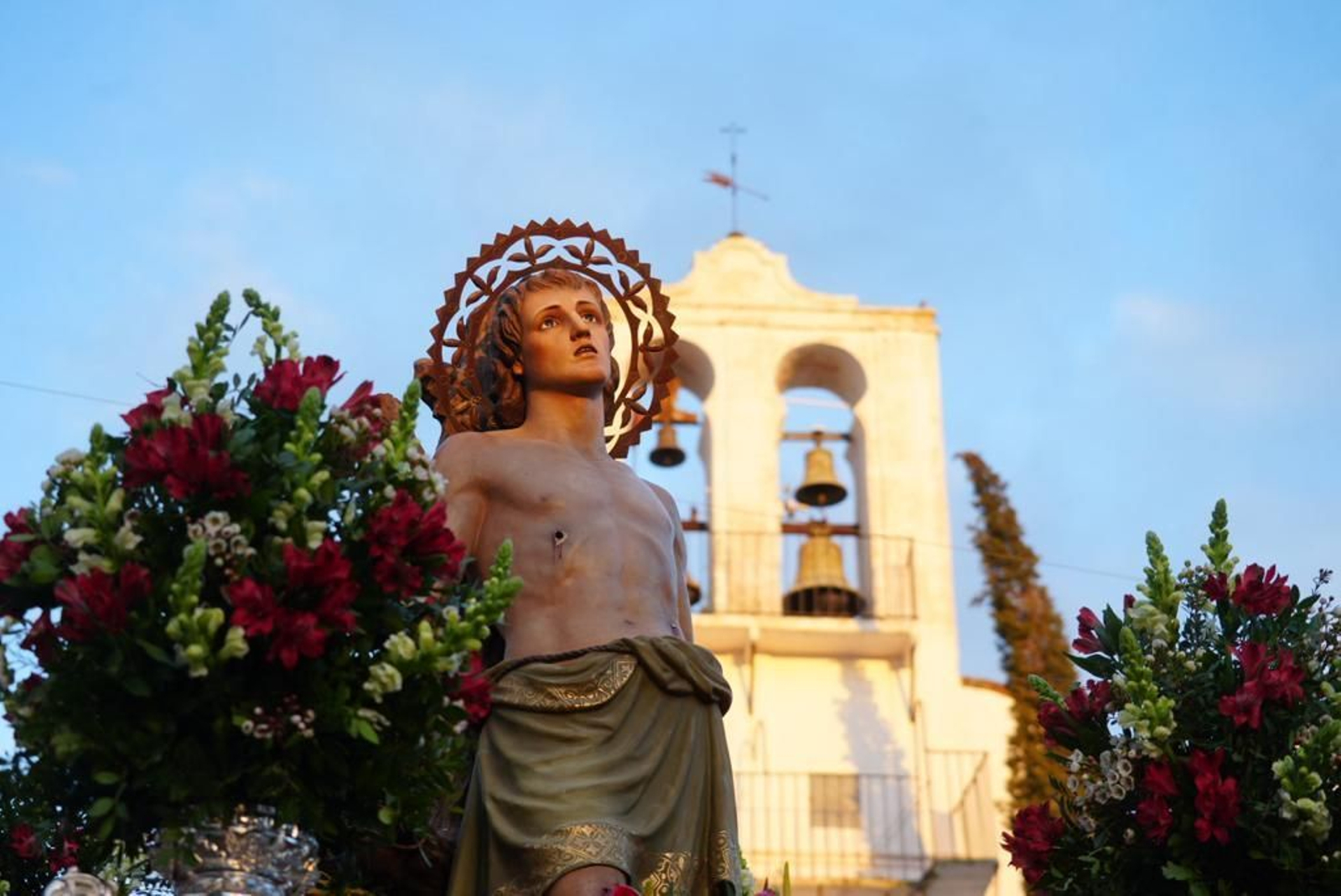 La procesión de San Sebastián en Pozoblanco 49 años después, en imágenes