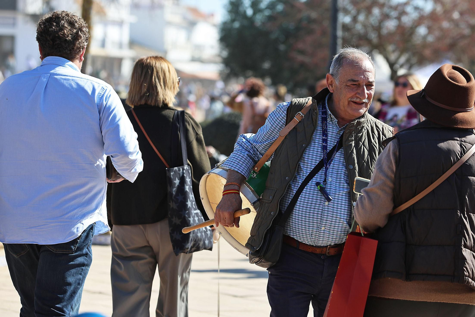 Imágenes del ambiente en la aldea del Rocío en la Candelaria 2024