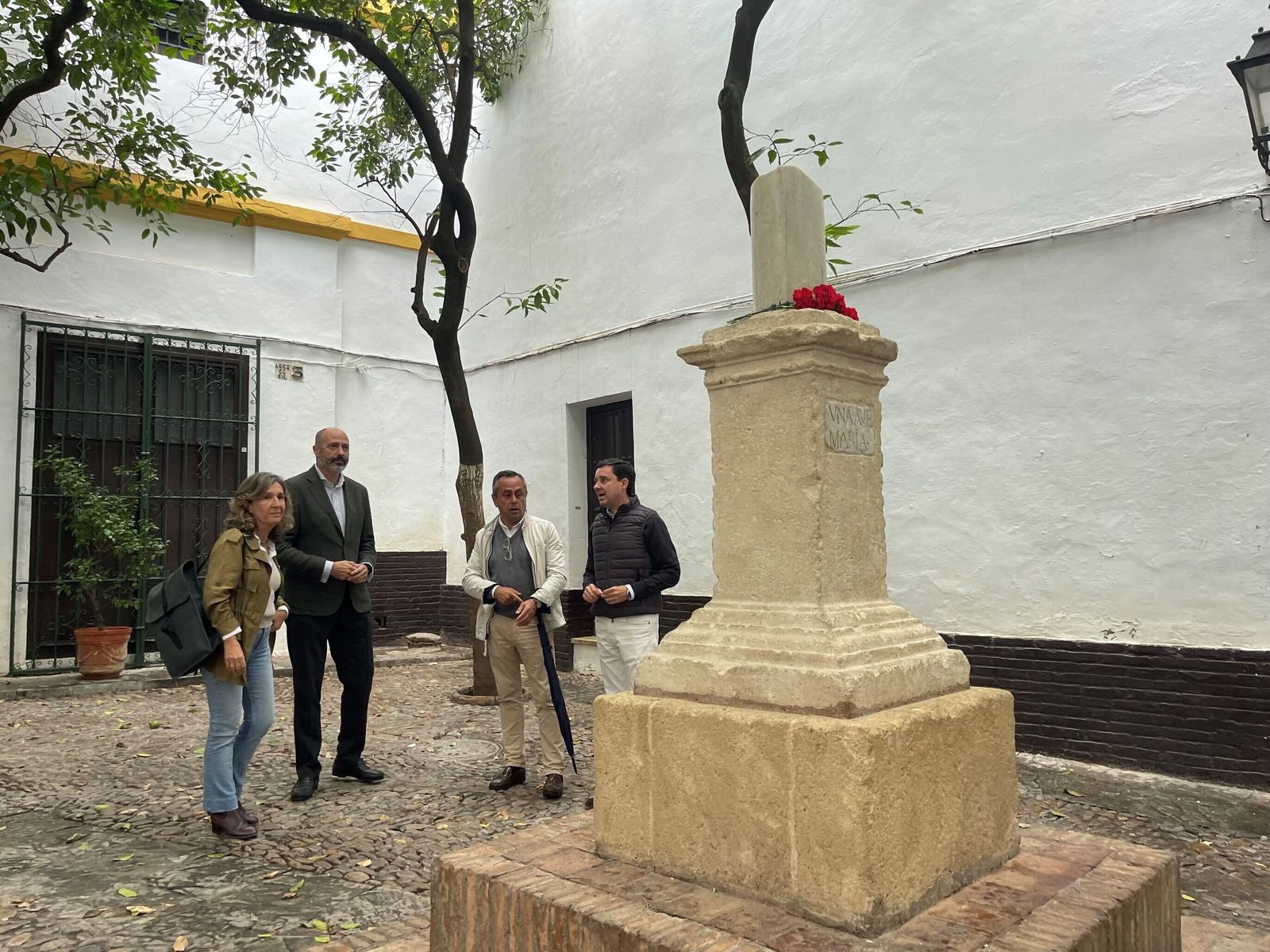 La Plaza de Santa Marta, ya sin el crucero.
