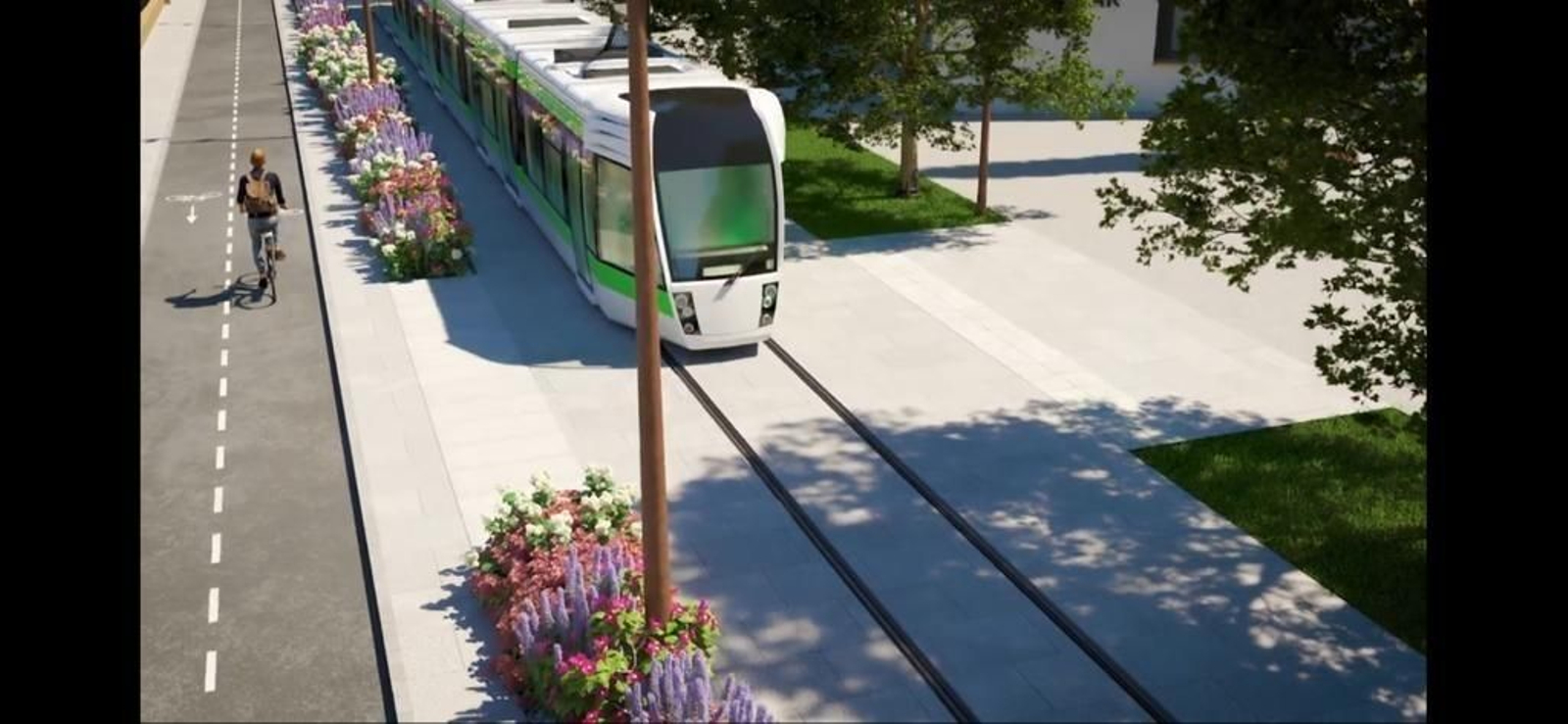 El Plan Especial del Puerto de Cádiz contempla el paso del tranvía por el interior del Muelle, en paralelo con el cantil y llegaría hasta la Plaza de España.