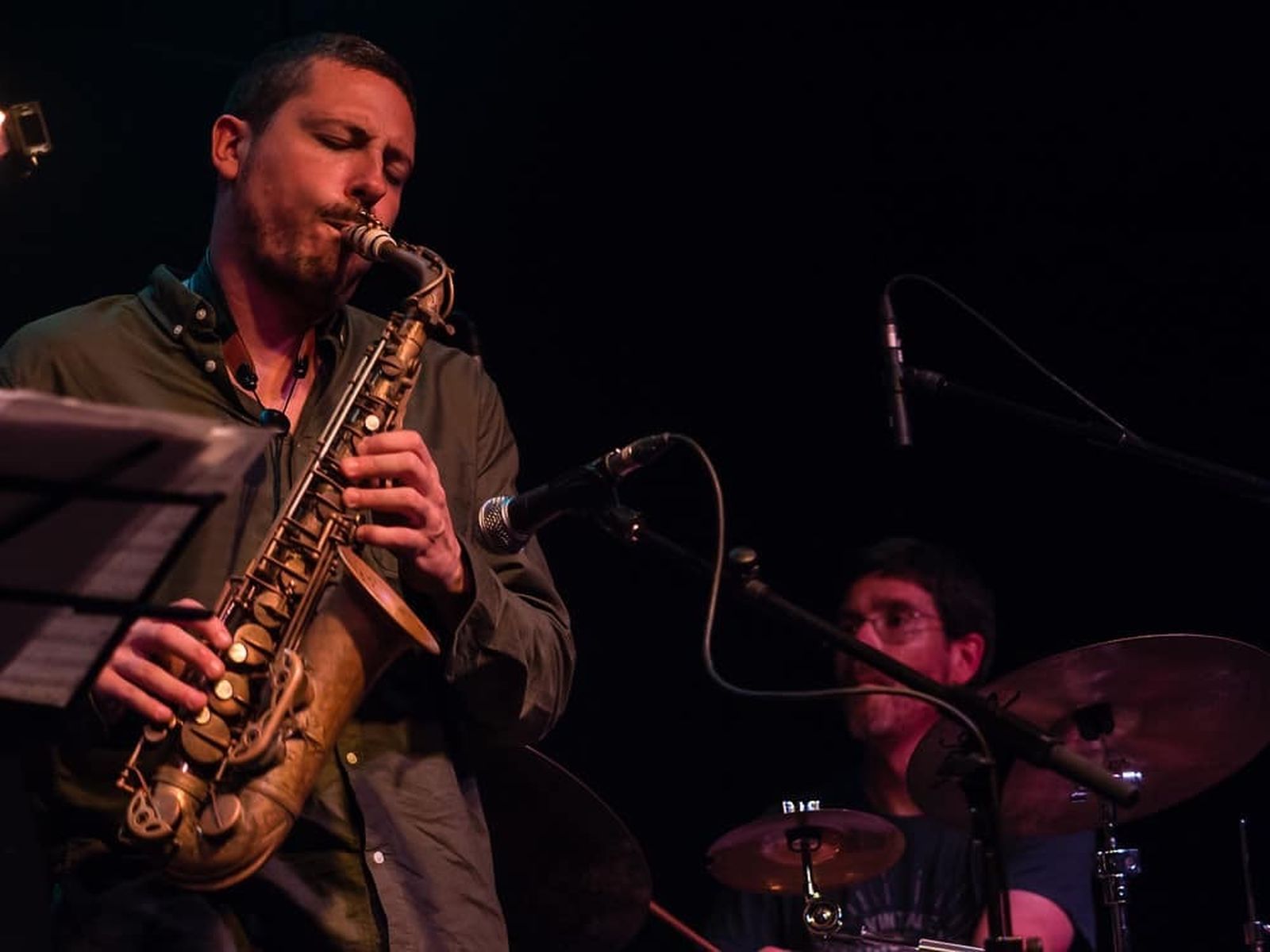 Ernesto Aurignac en un concierto.