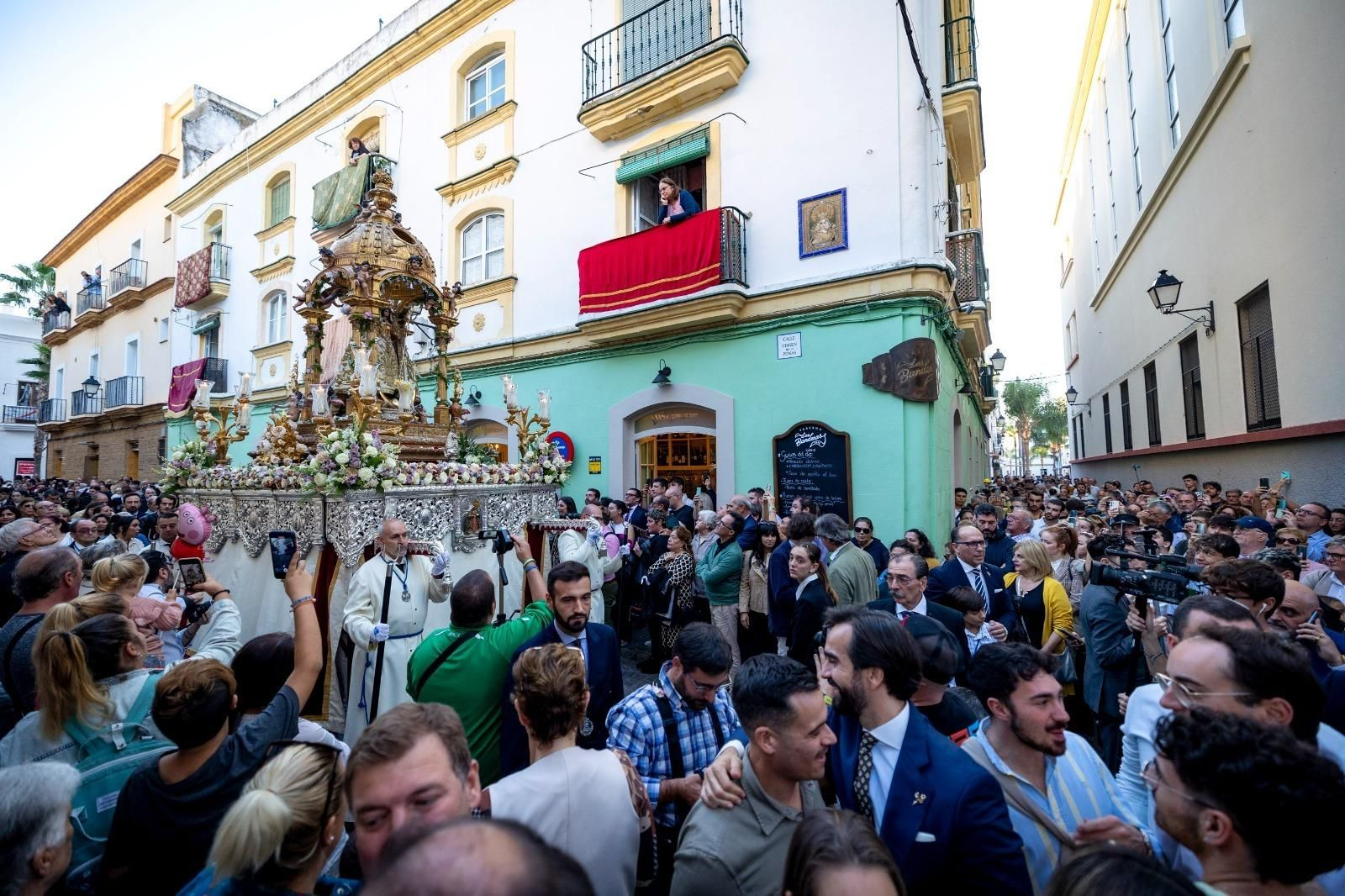 Las imágenes de la procesión de la Virgen de la Palma