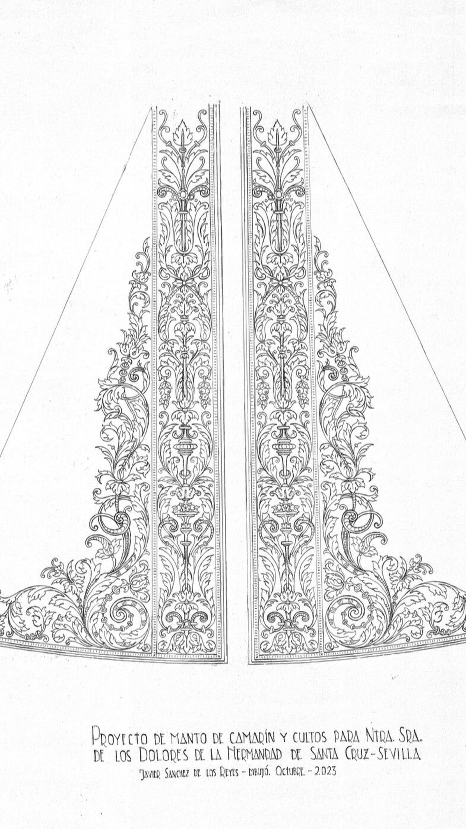 El diseño del nuevo manto