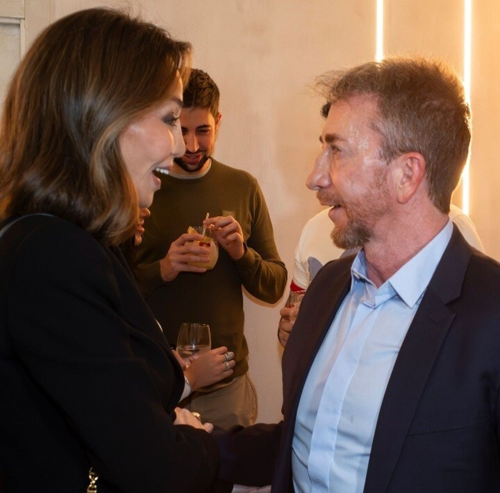 Isabel Preysler conversa con Pablo Motos