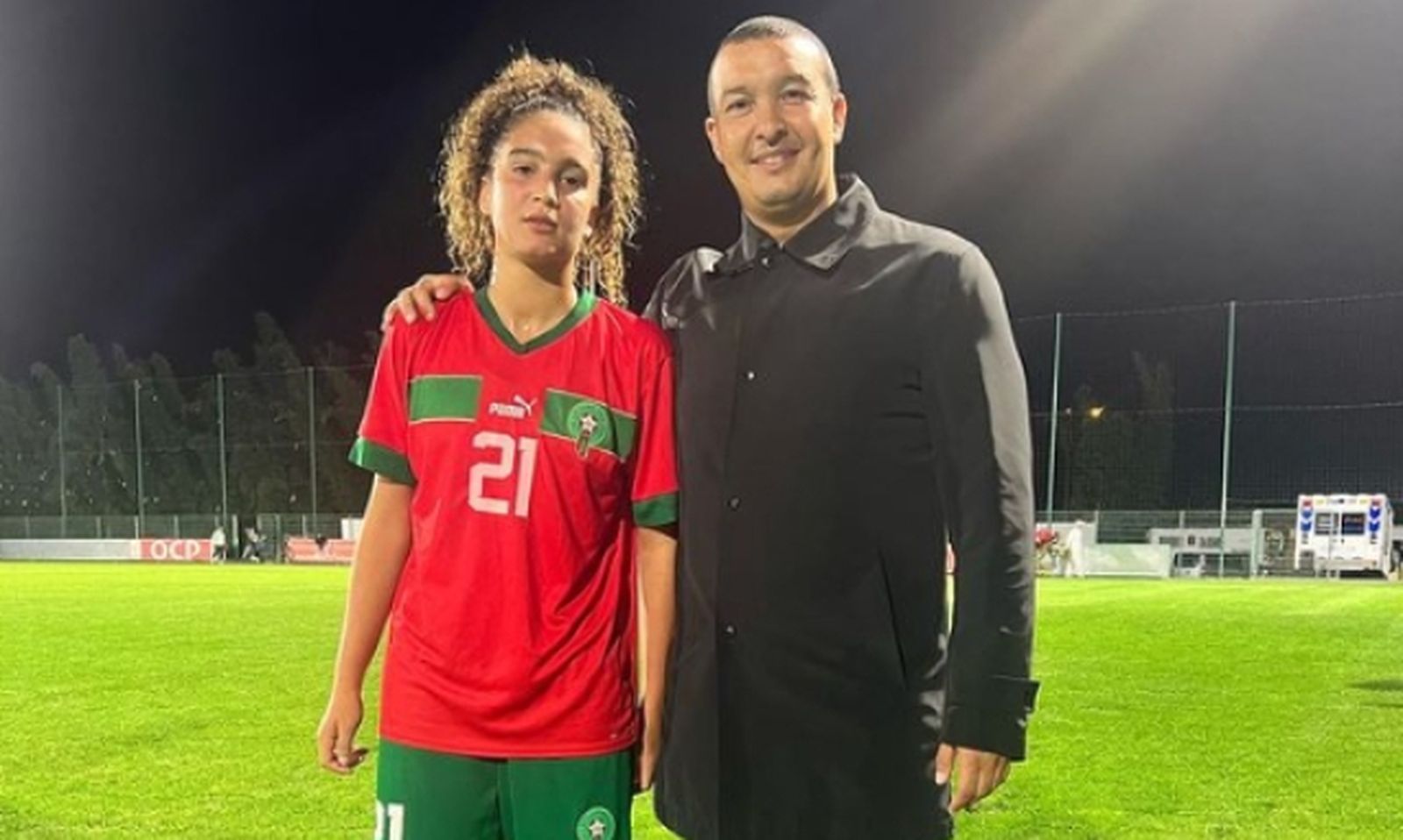 Nabil Baha junto a su hija Mayssa
