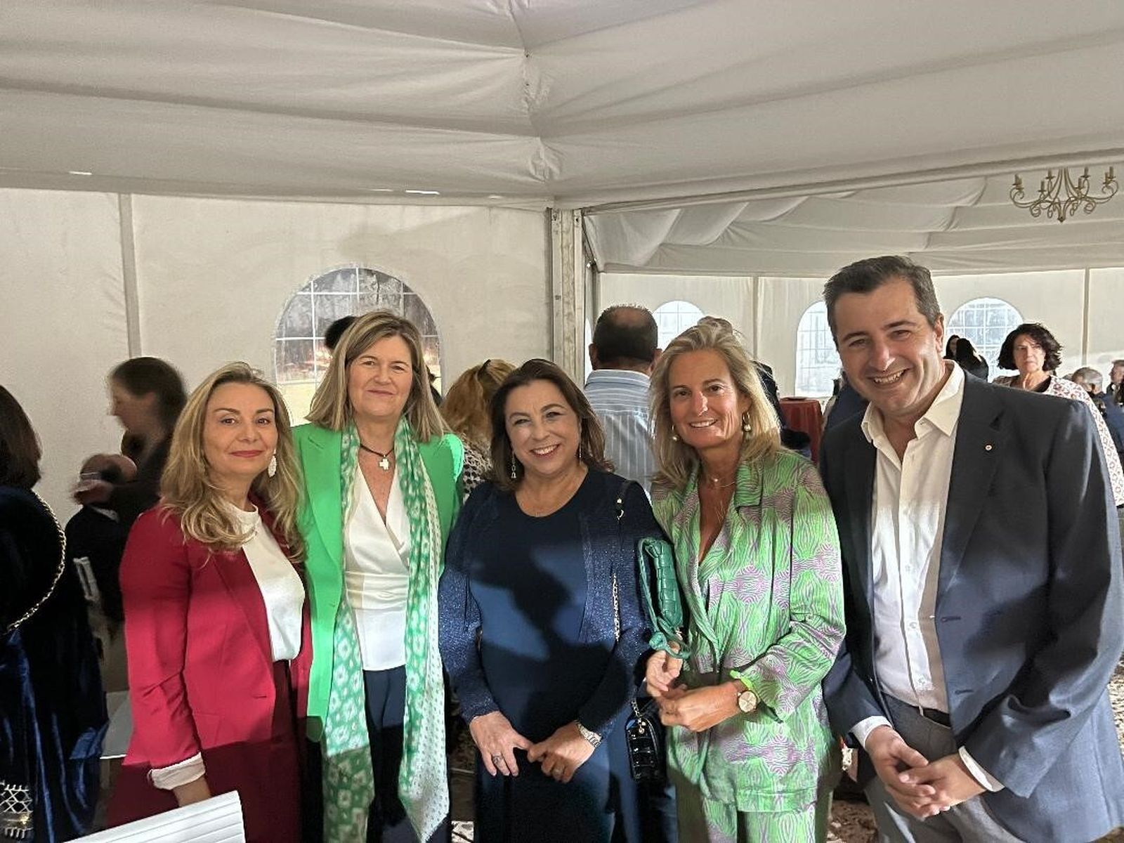 Eva María López Alonso, María Rodríguez de Austria,  Rosario García Palacios, María Vélez Elorza y Luis Martín.