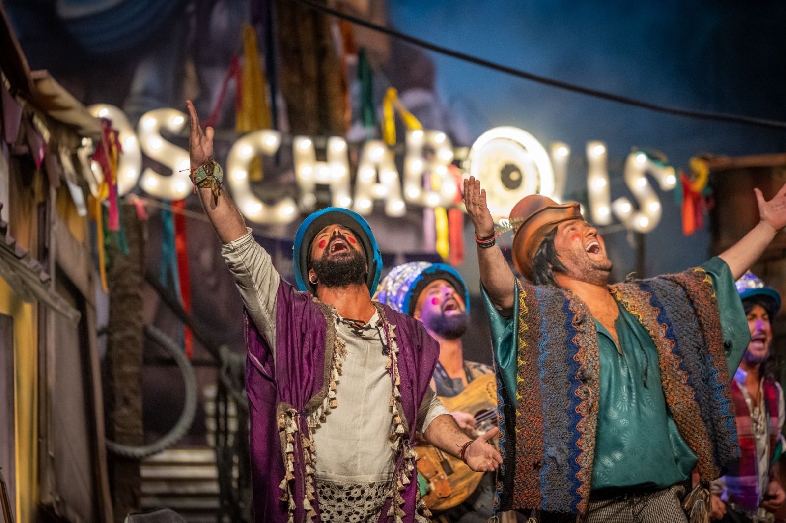 Chirigota 'Los chabolis' en escena