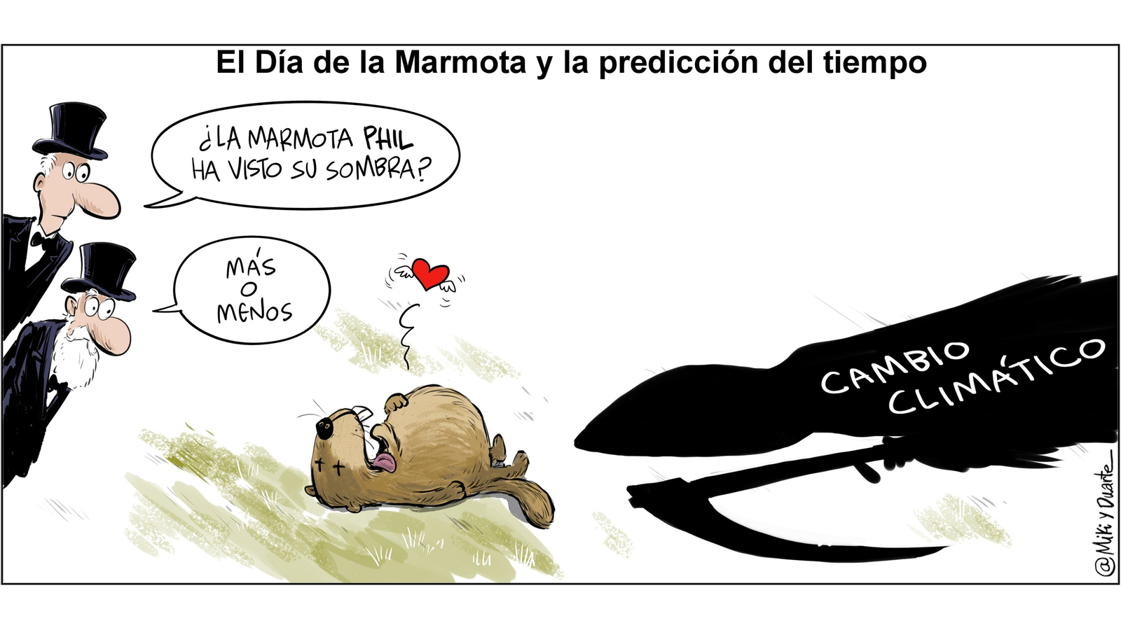 La marmota y el clima
