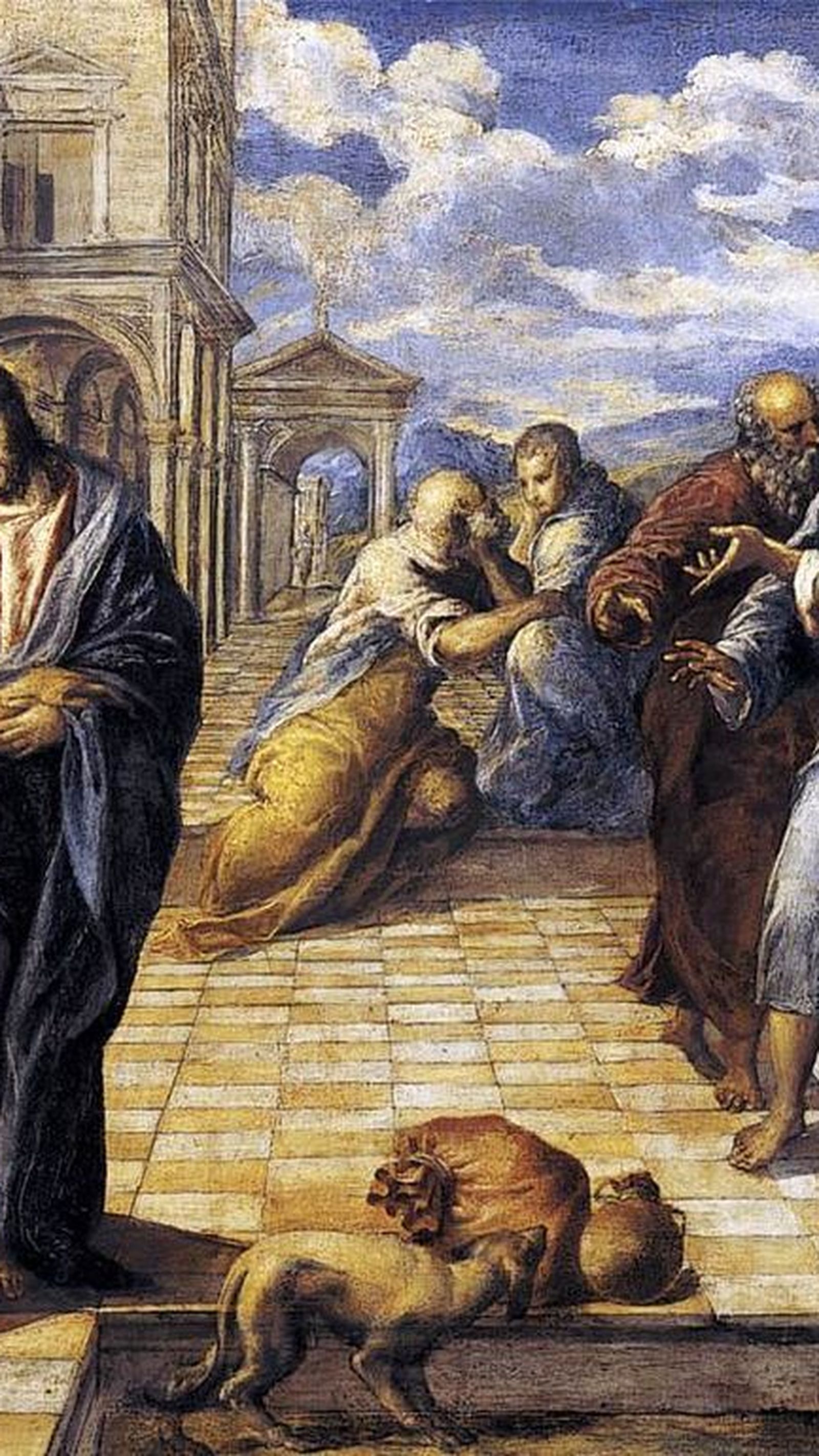 'La curación del ciego', cuadro de El Greco.