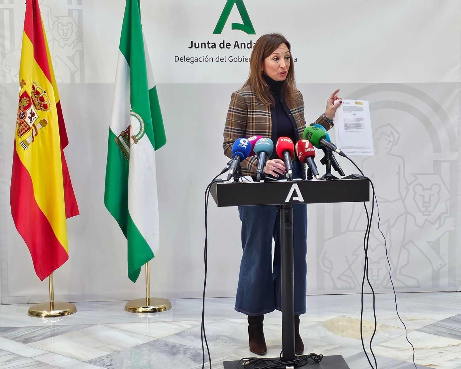 La delegada de la Junta en Málaga, Patricia Navarro.