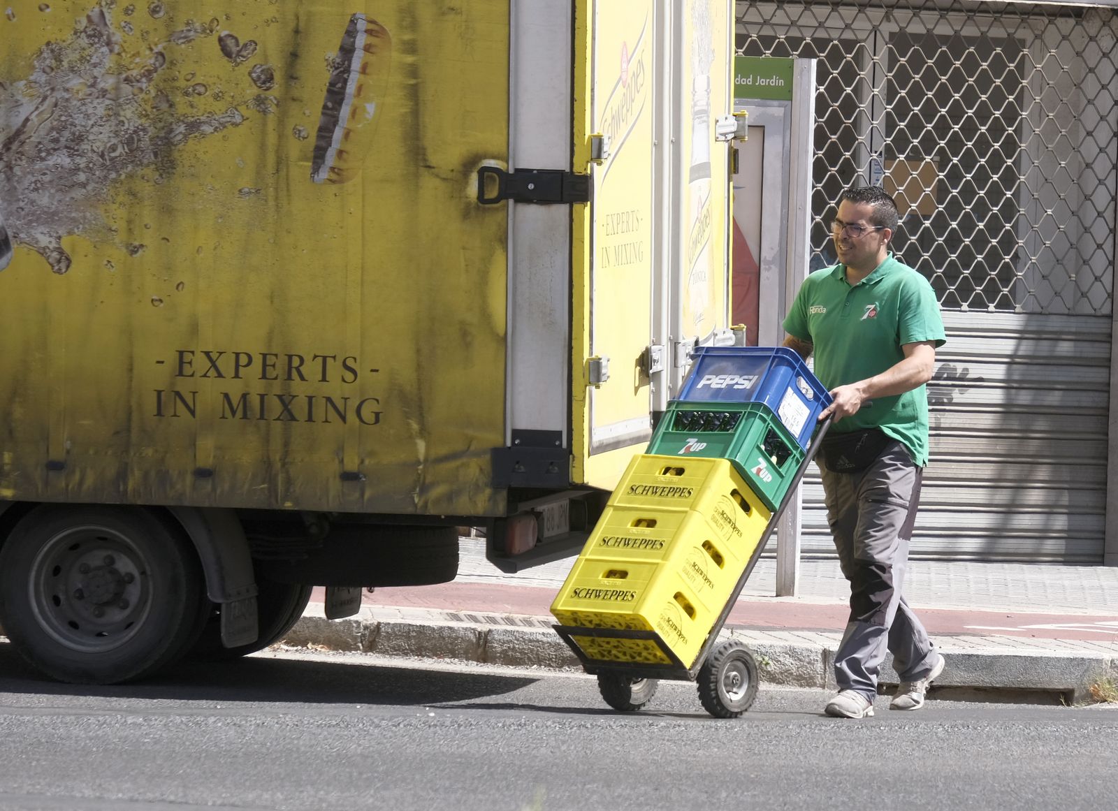 Un trabajador en Córdoba.