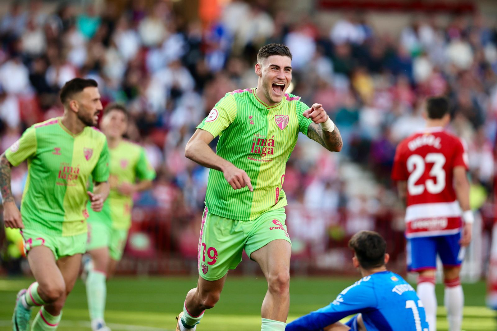 Las fotos del Recreativo Granada - Málaga CF