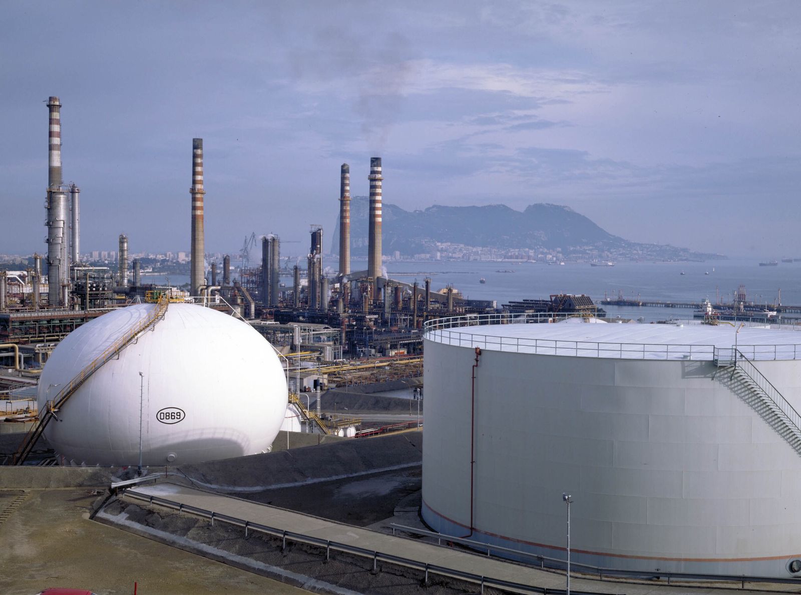 El parque energético de Cepsa en San Roque.