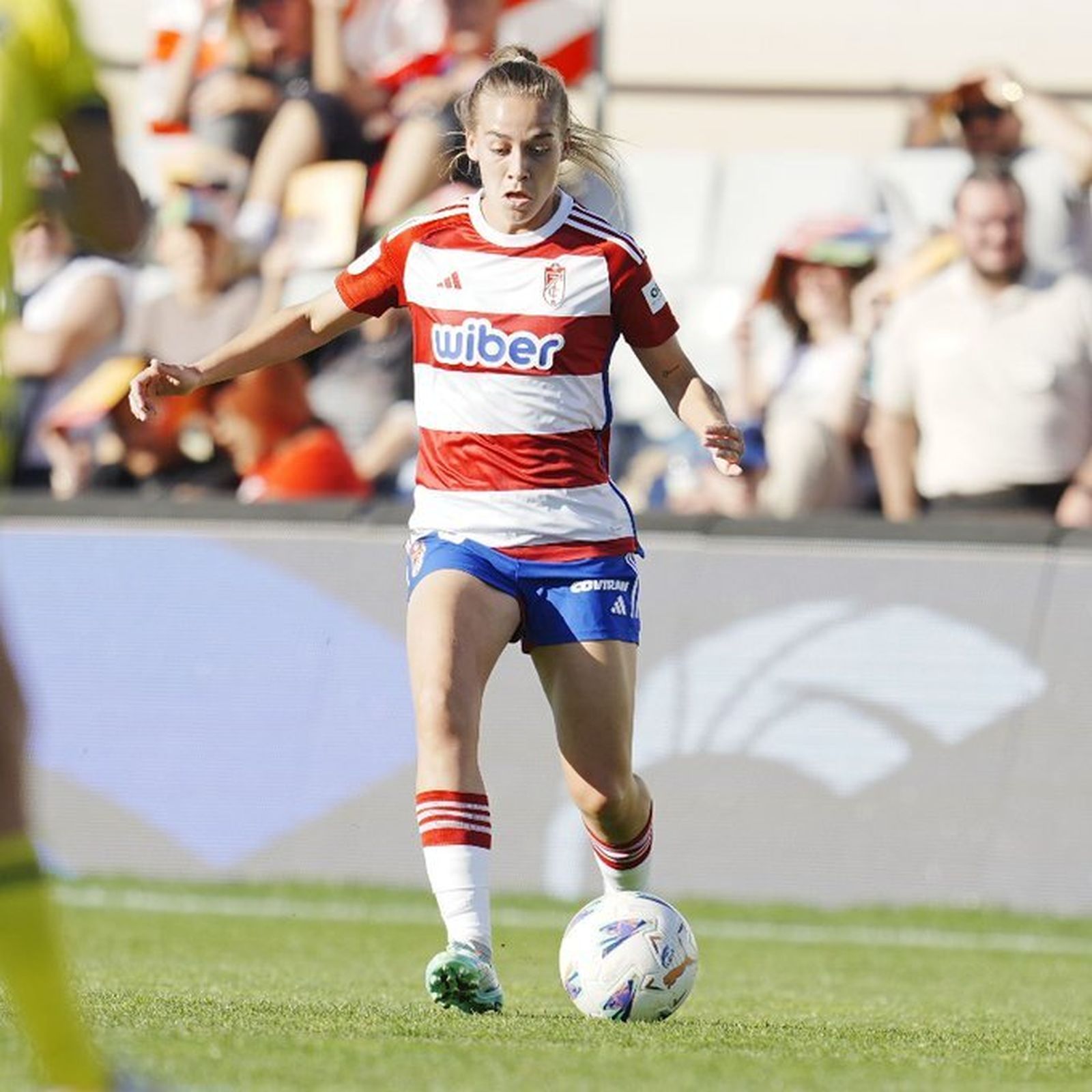 Lucía Martínez, en un partido